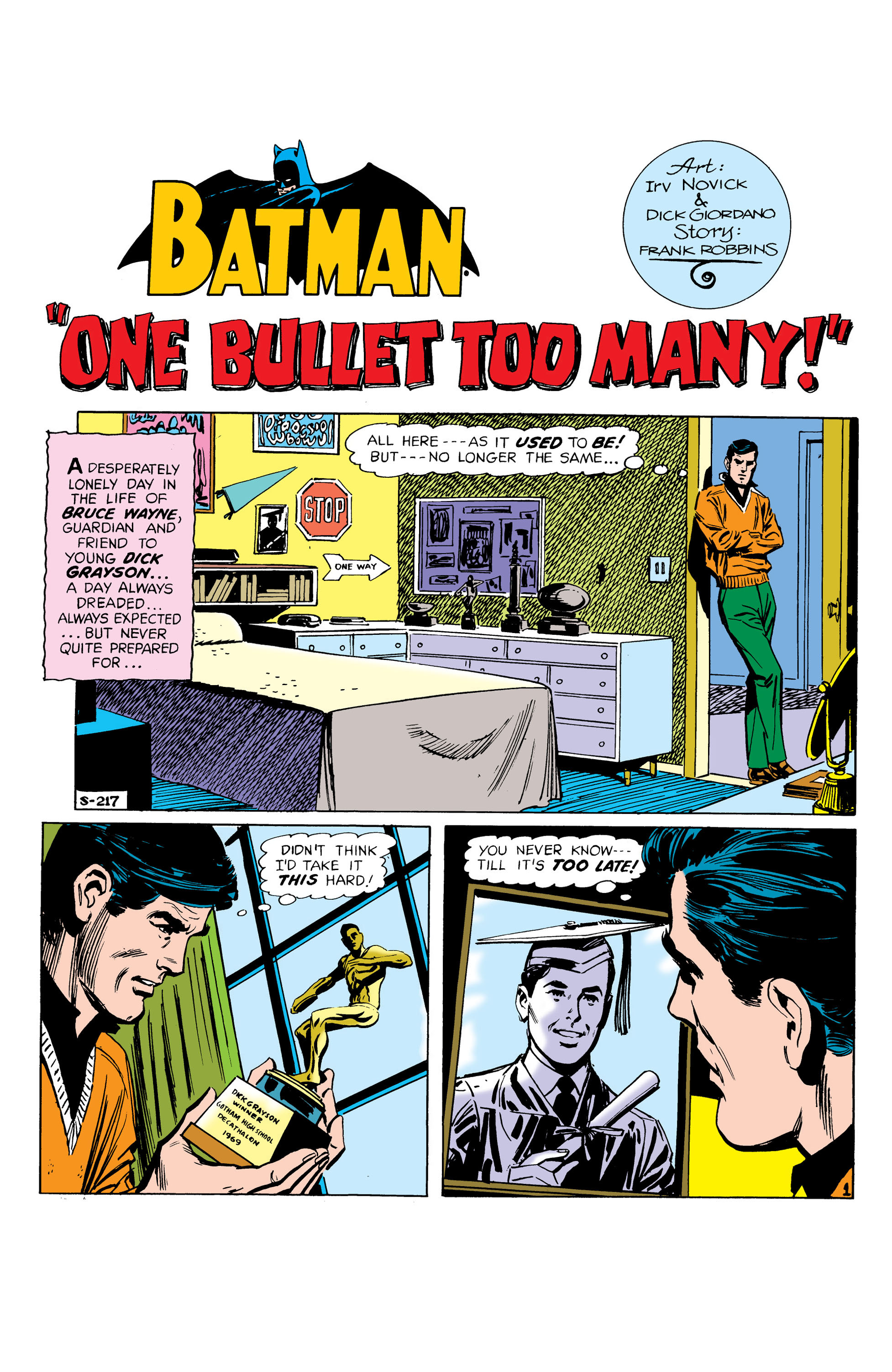 Read online Batman (1940) comic -  Issue #217 - 2