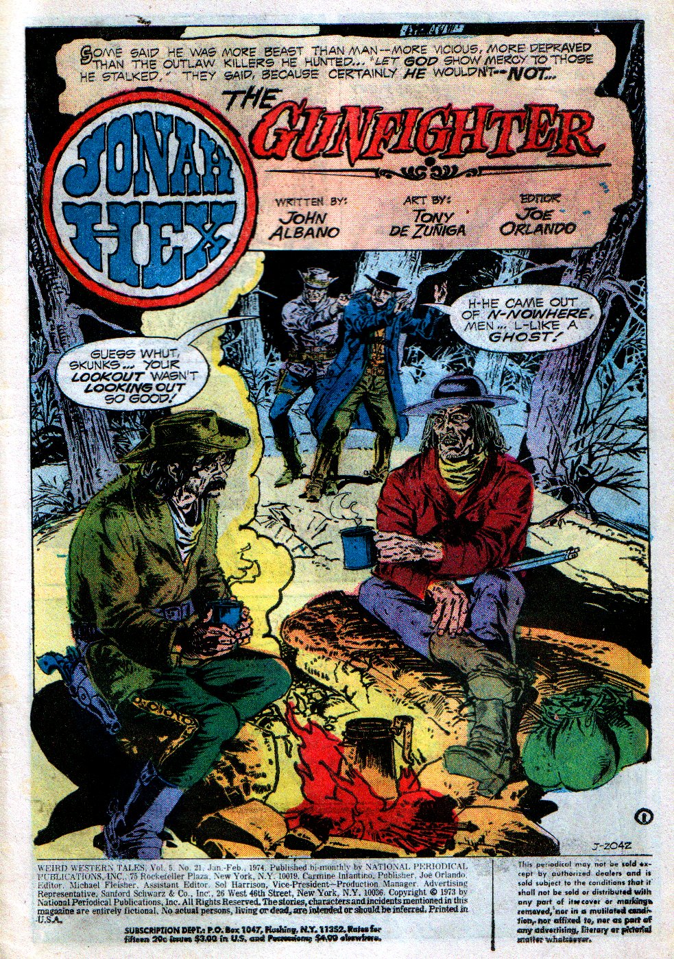 Read online Weird Western Tales (1972) comic -  Issue #21 - 2