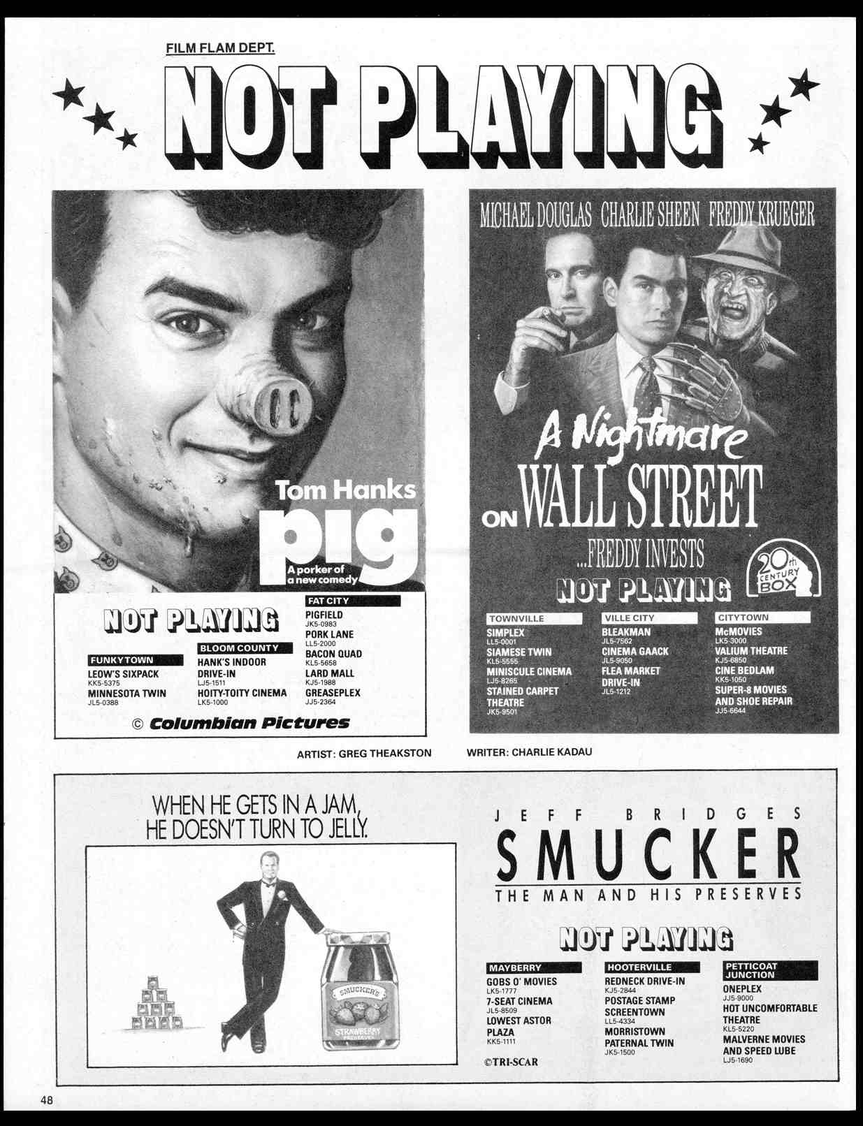 Read online MAD comic -  Issue #287 - 50