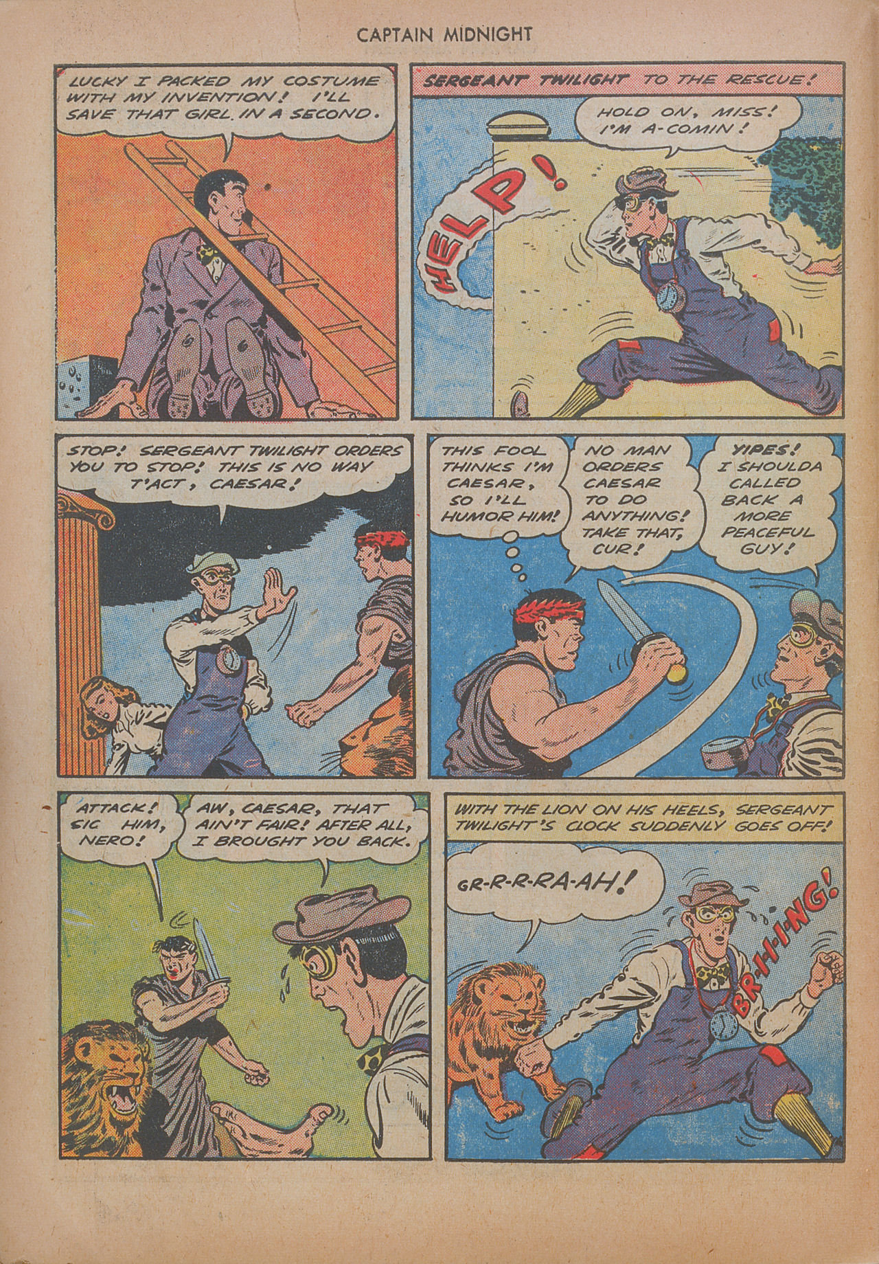 Read online Captain Midnight (1942) comic -  Issue #17 - 22