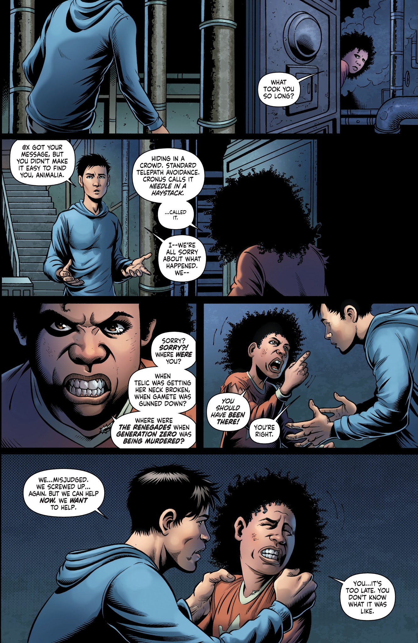 Read online Harbinger Renegade comic -  Issue #7 - 8