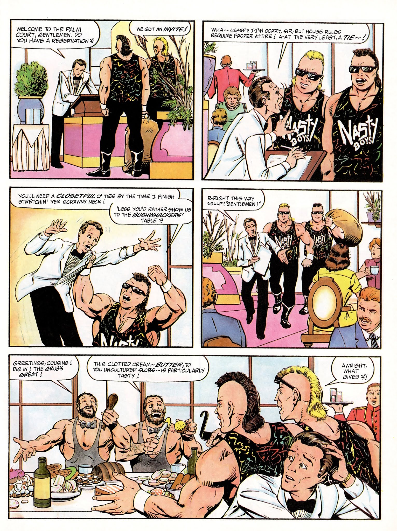 Read online WWF Battlemania comic -  Issue #2 - 49