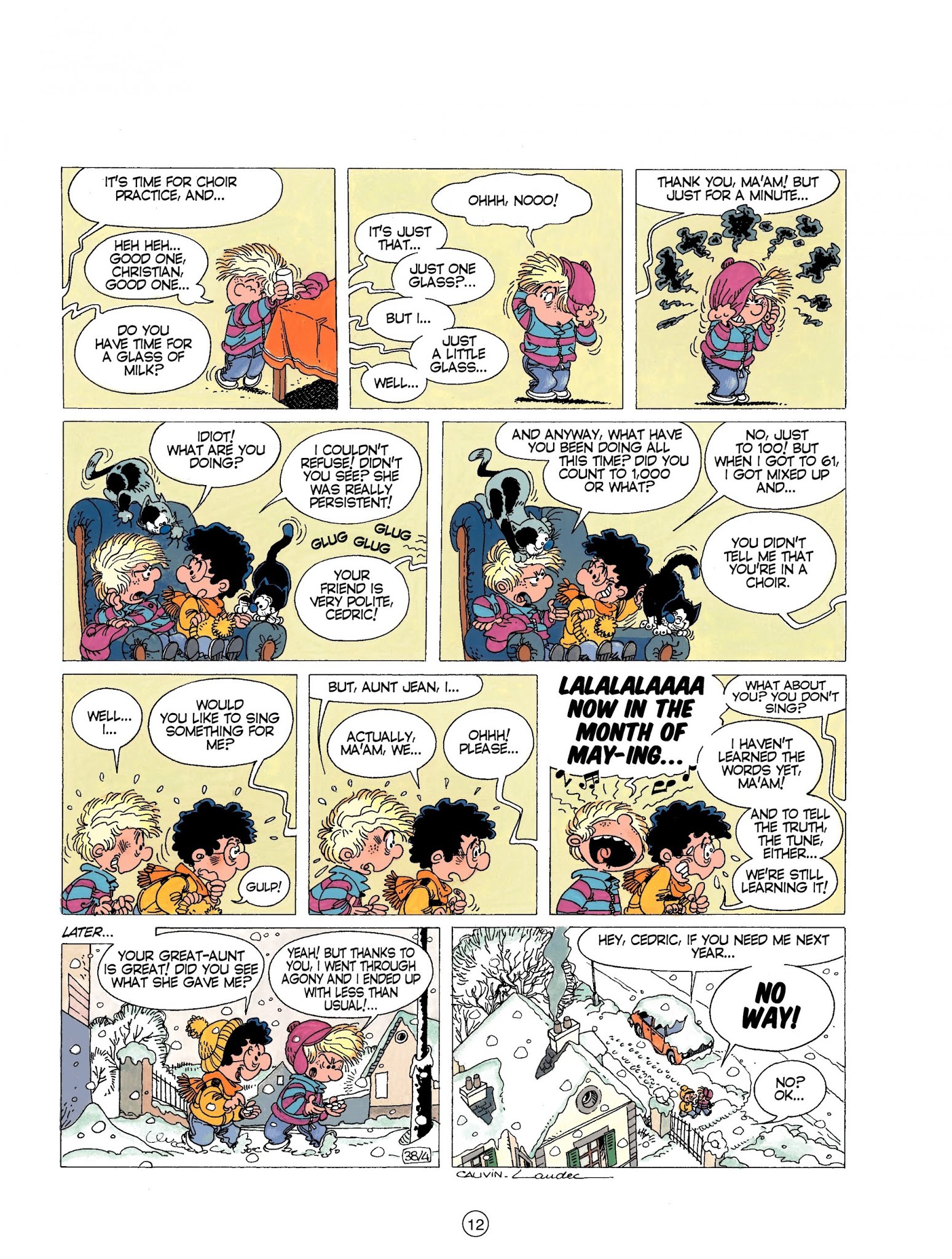 Read online Cedric comic -  Issue #2 - 12