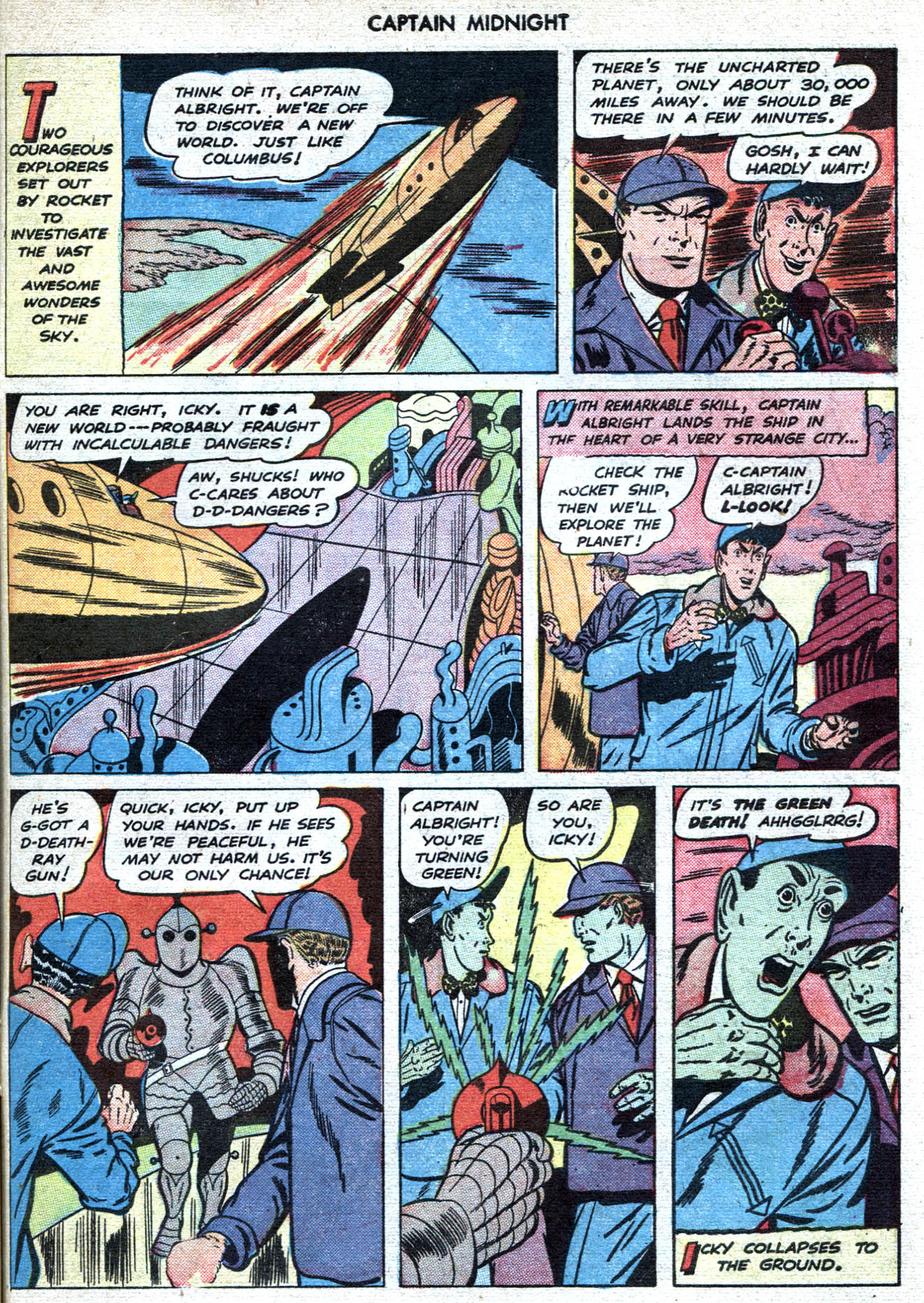 Read online Captain Midnight (1942) comic -  Issue #58 - 27