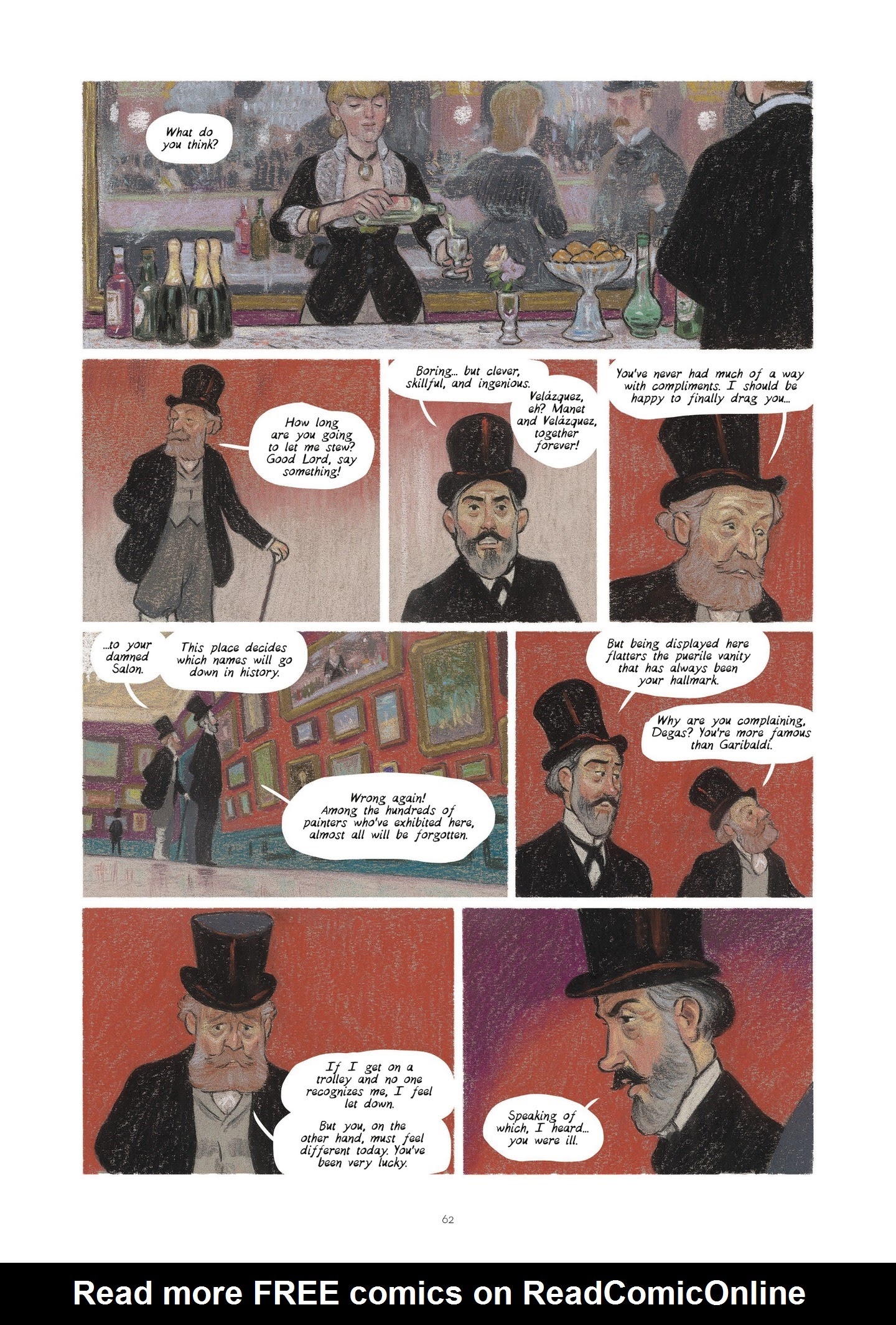 Read online Degas and Cassatt: The Dance of Solitude comic -  Issue # TPB - 61
