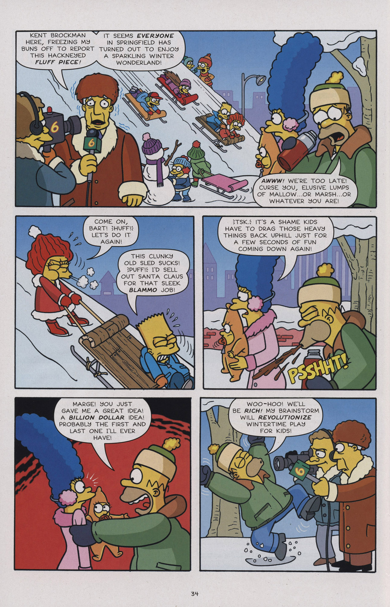 Read online The Simpsons Winter Wingding comic -  Issue #6 - 36