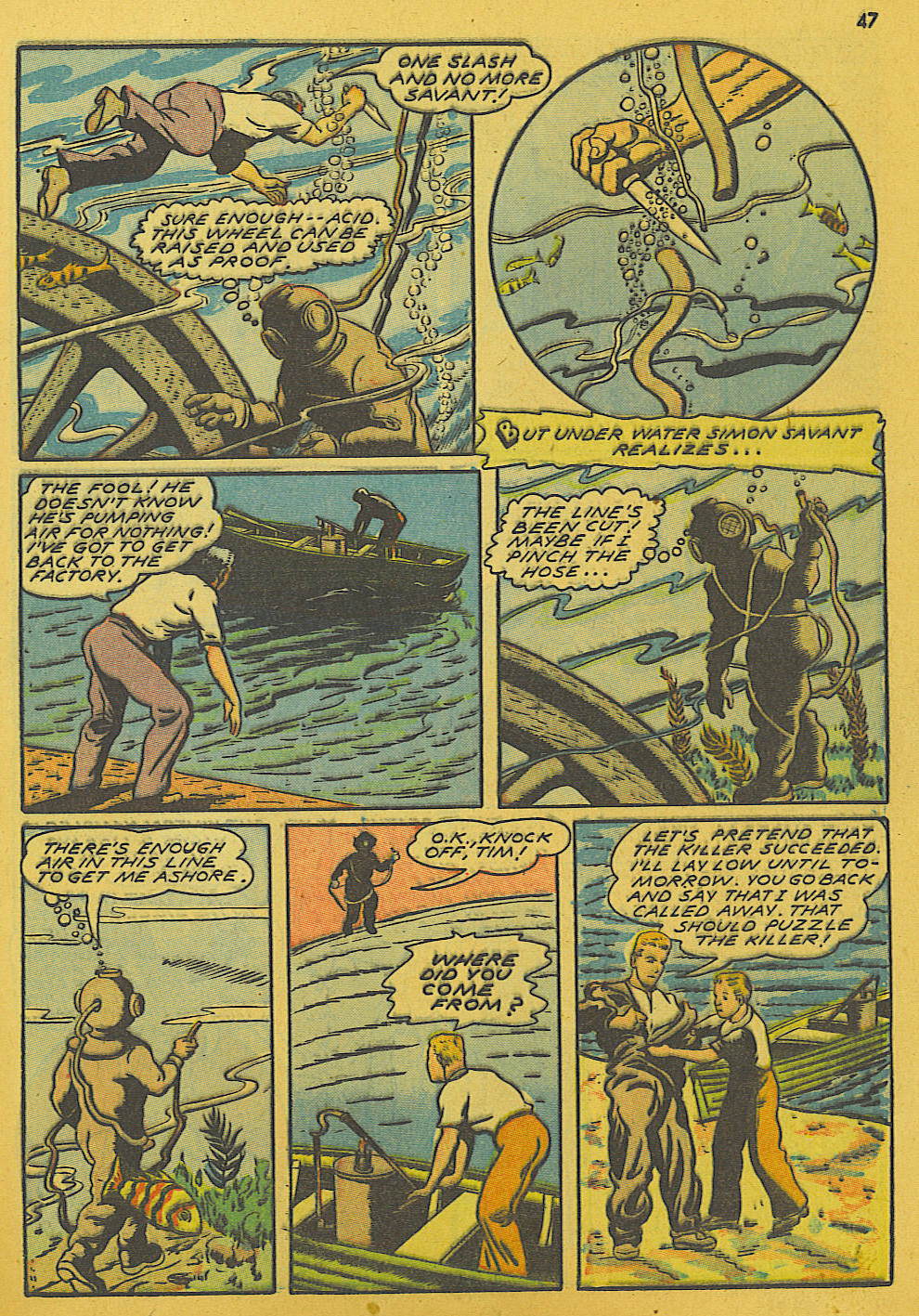 Read online Super-Magician Comics comic -  Issue #10 - 47