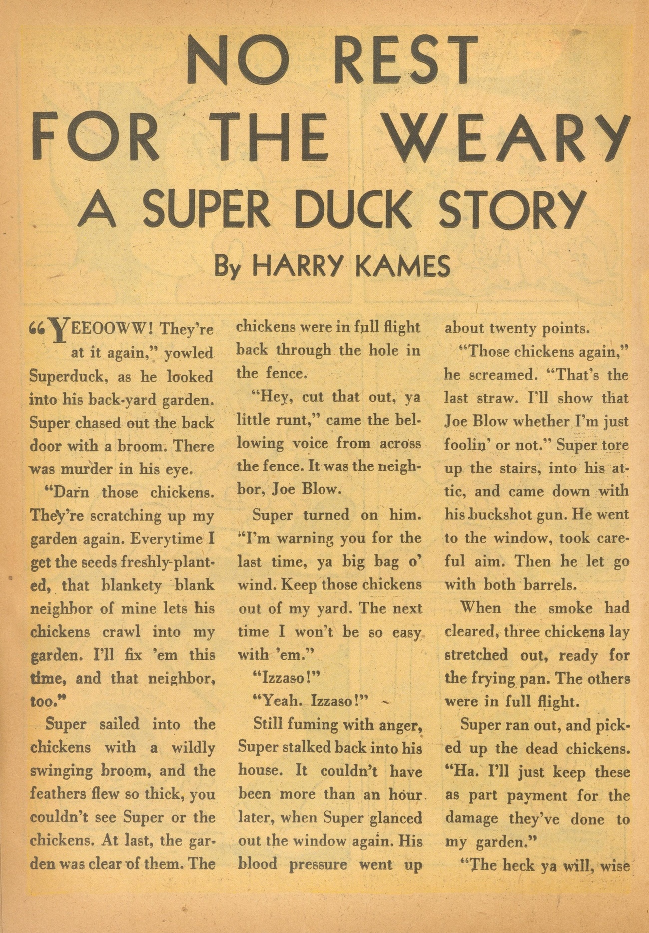 Read online Super Duck Comics comic -  Issue #17 - 26