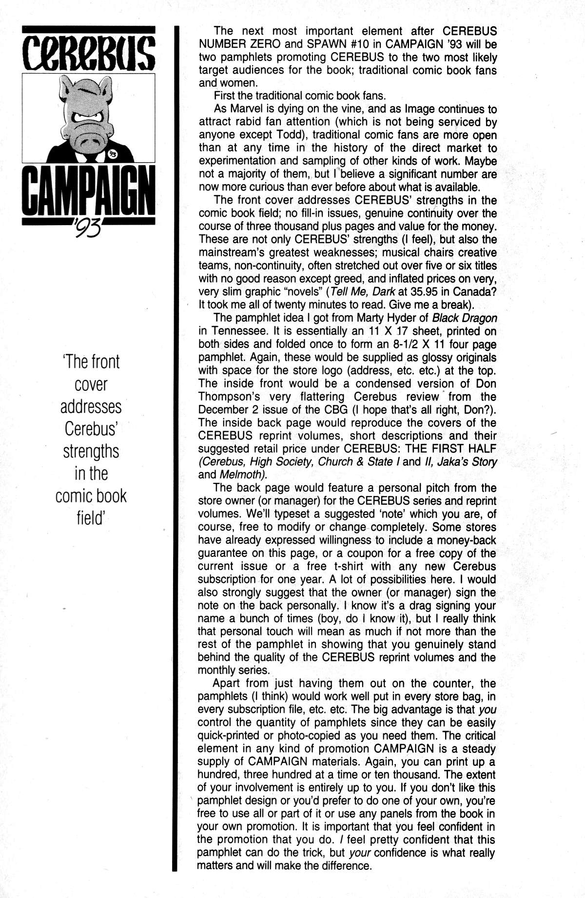 Read online Cerebus comic -  Issue #167 - 26