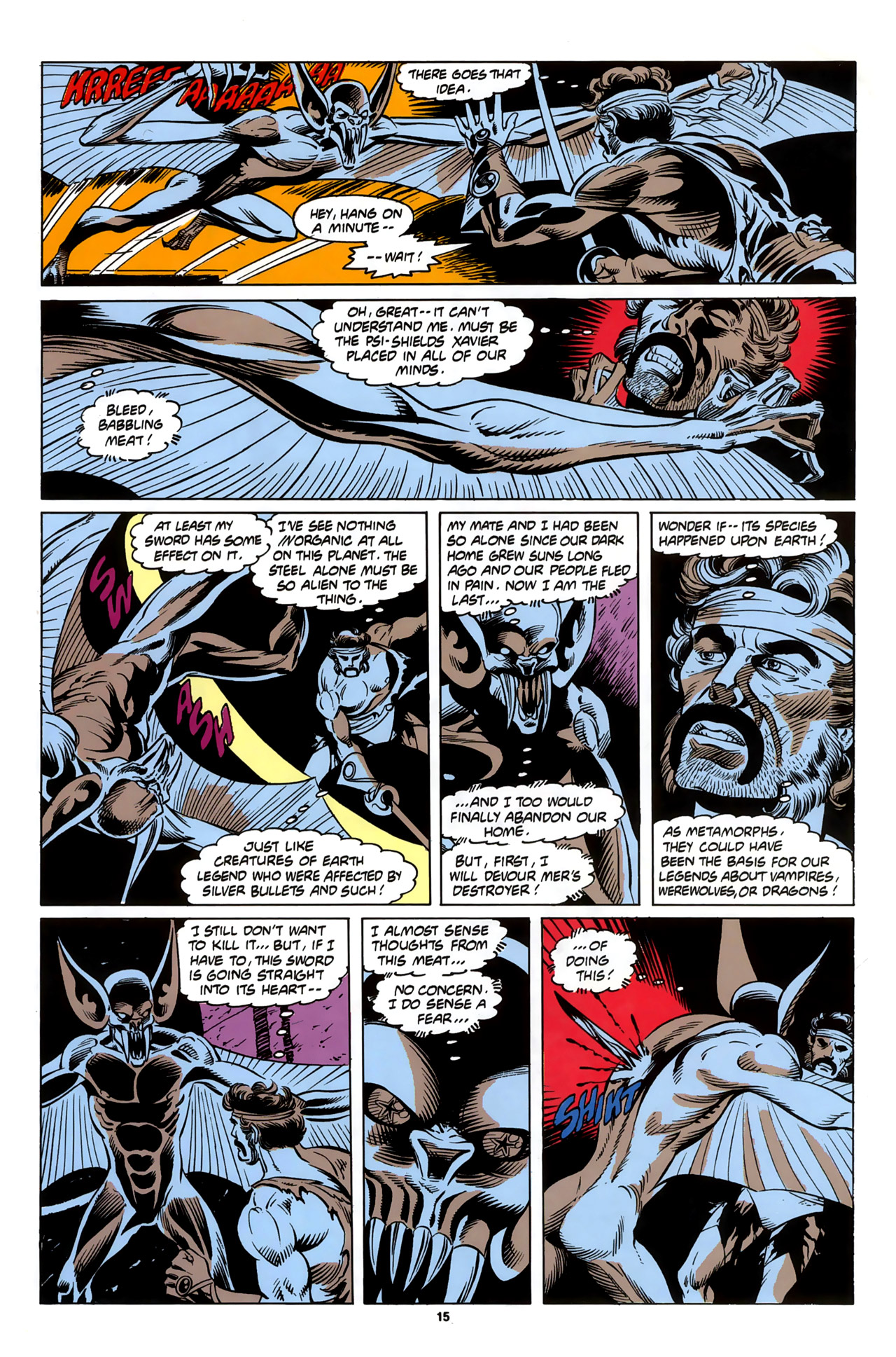 Read online X-Men Spotlight On...Starjammers comic -  Issue #1 - 17