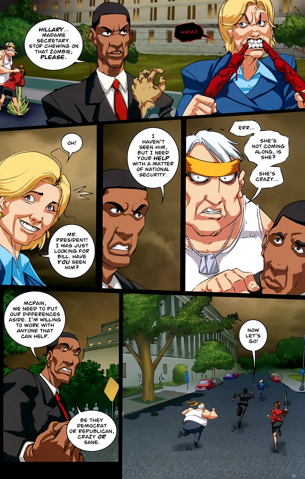 Read online President Evil comic -  Issue #1 - 16