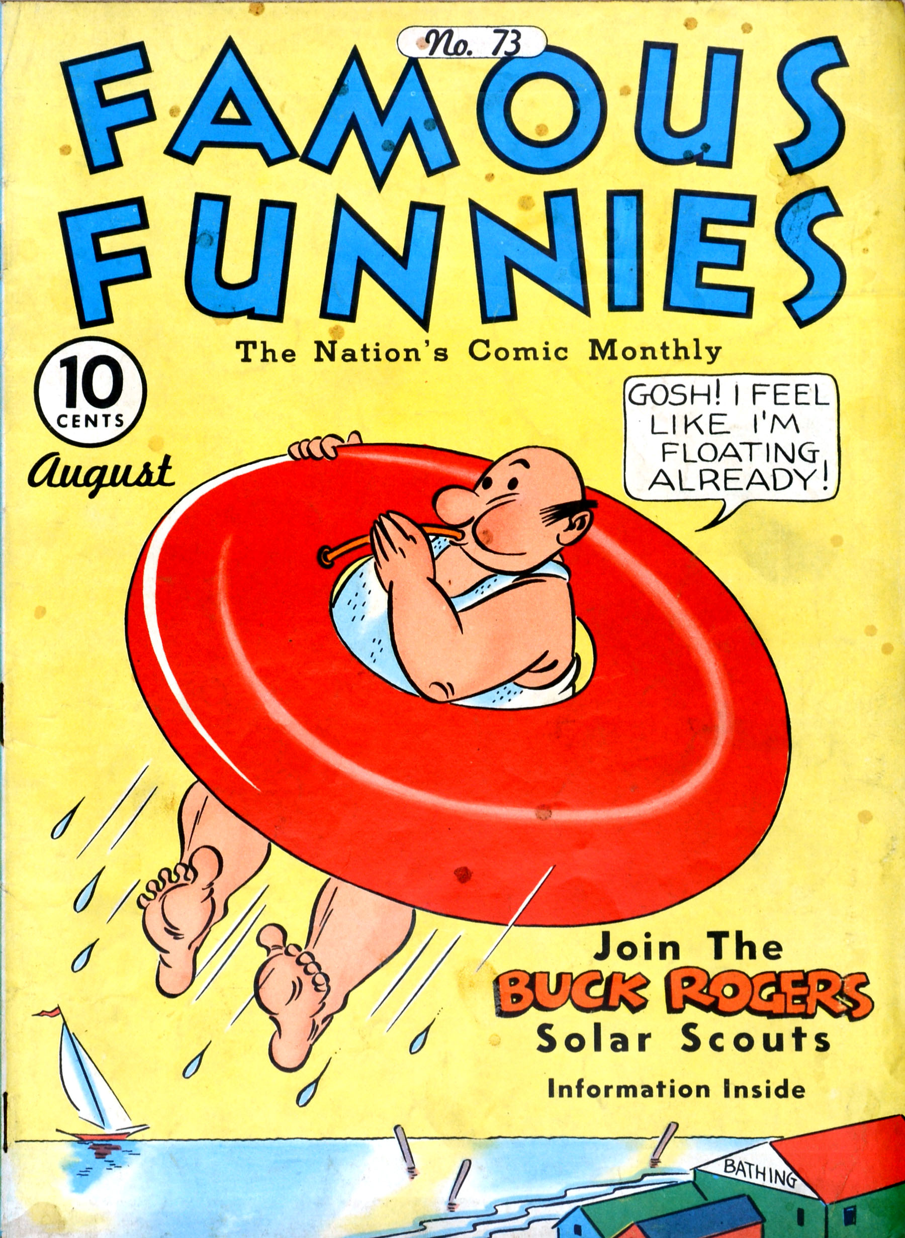 Read online Famous Funnies comic -  Issue #73 - 1