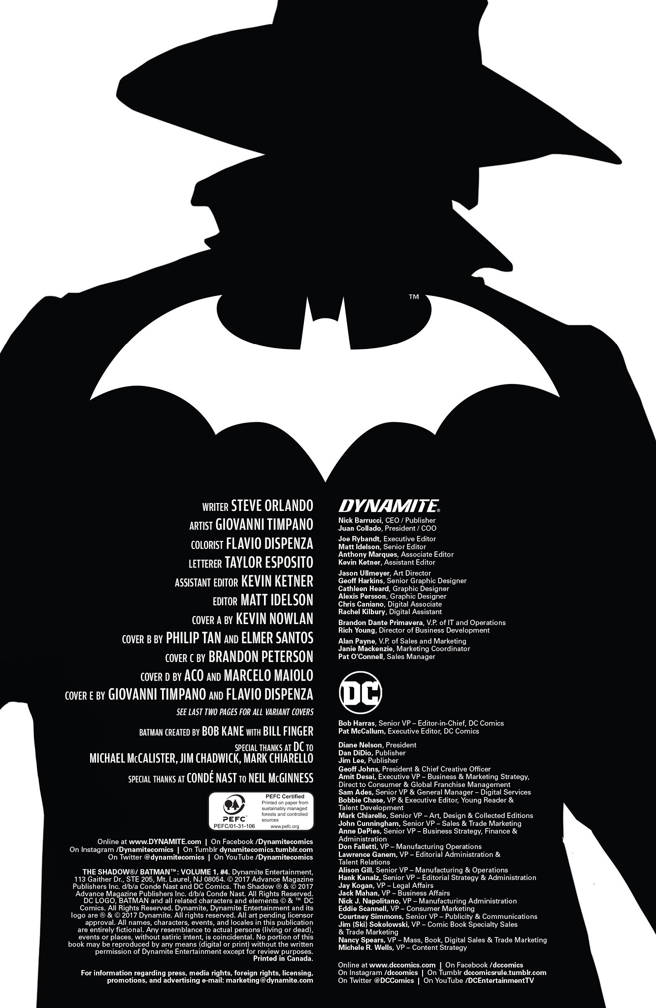 Read online The Shadow/Batman comic -  Issue #4 - 6