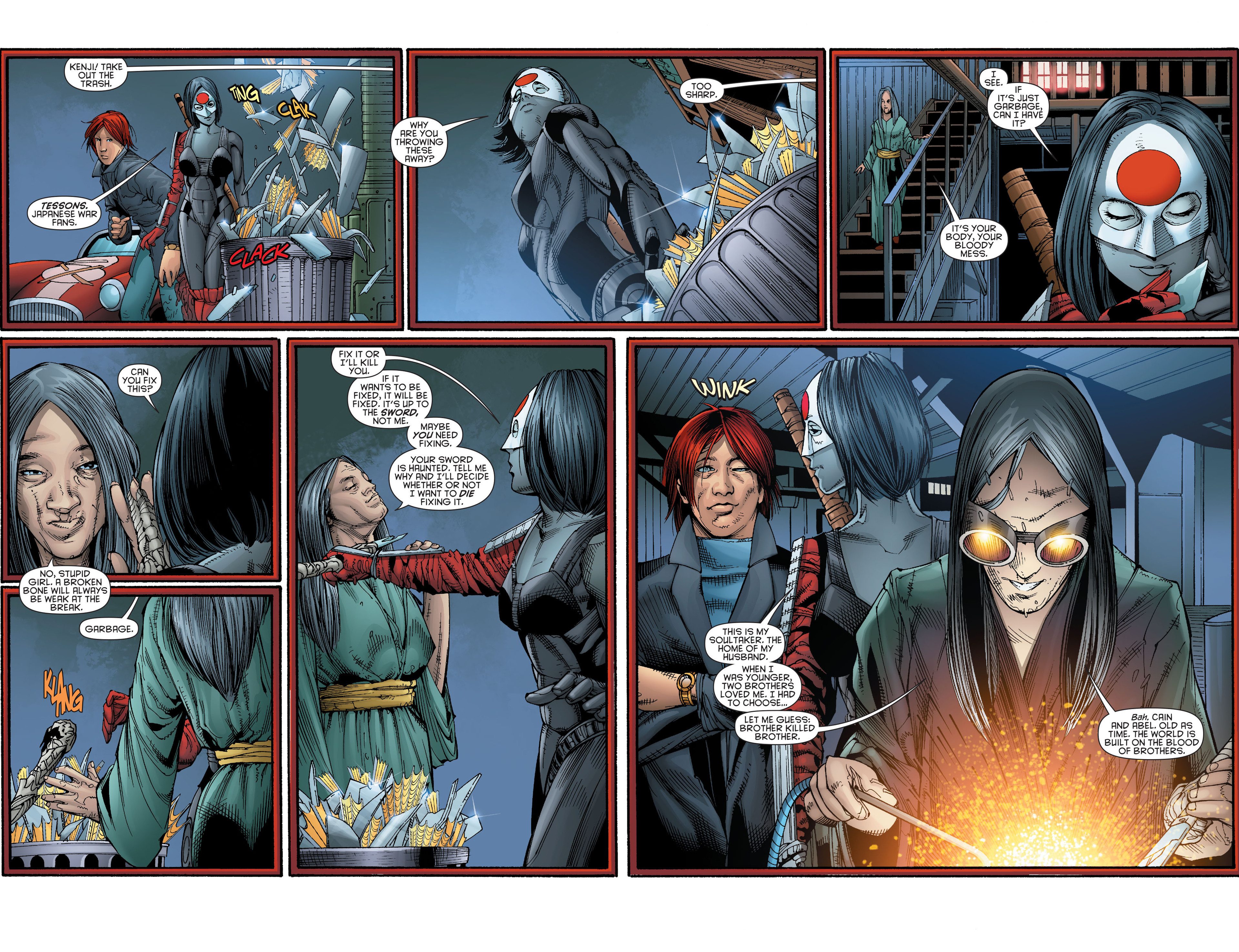 Read online Katana comic -  Issue #5 - 14