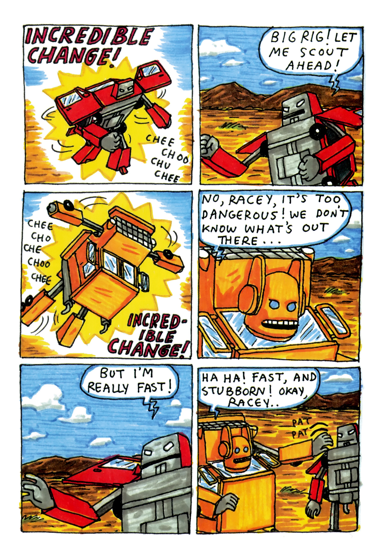 Read online Incredible Change-Bots comic -  Issue # TPB 1 - 36