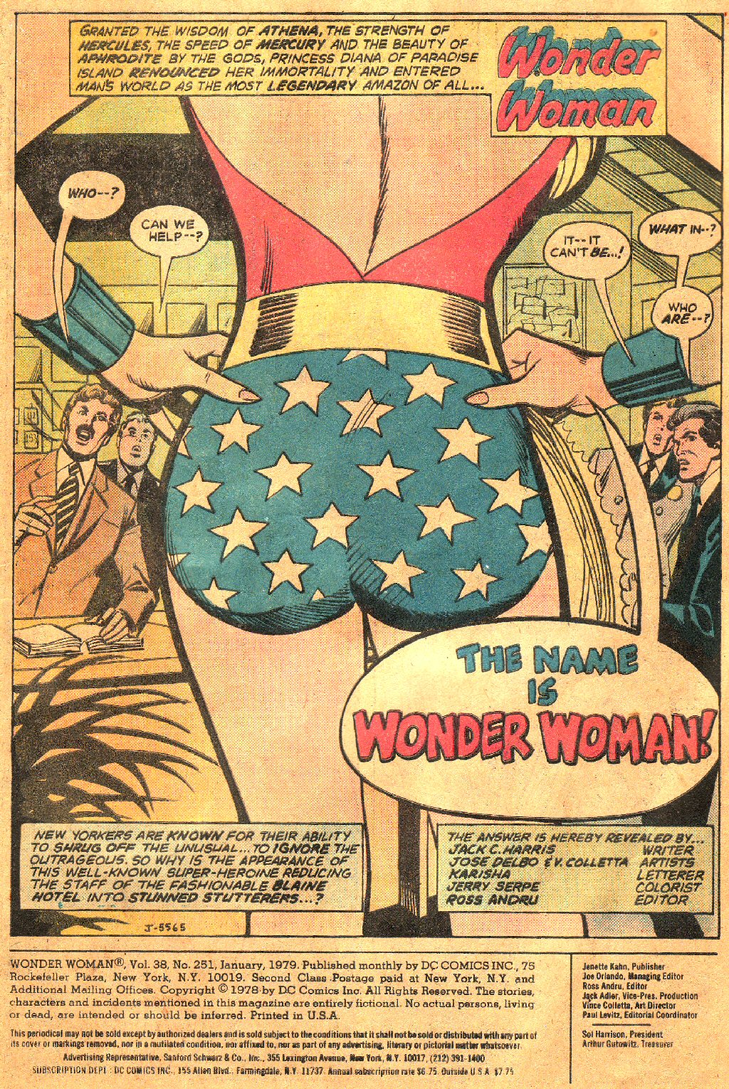 Read online Wonder Woman (1942) comic -  Issue #251 - 2