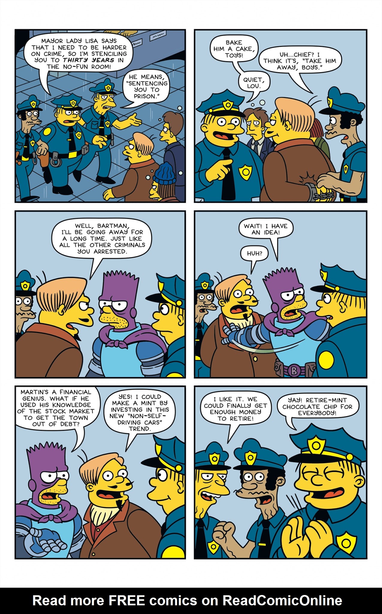 Read online Simpsons One-Shot Wonders: Bartman Spectacularly Super Secret Saga comic -  Issue #1 - 19