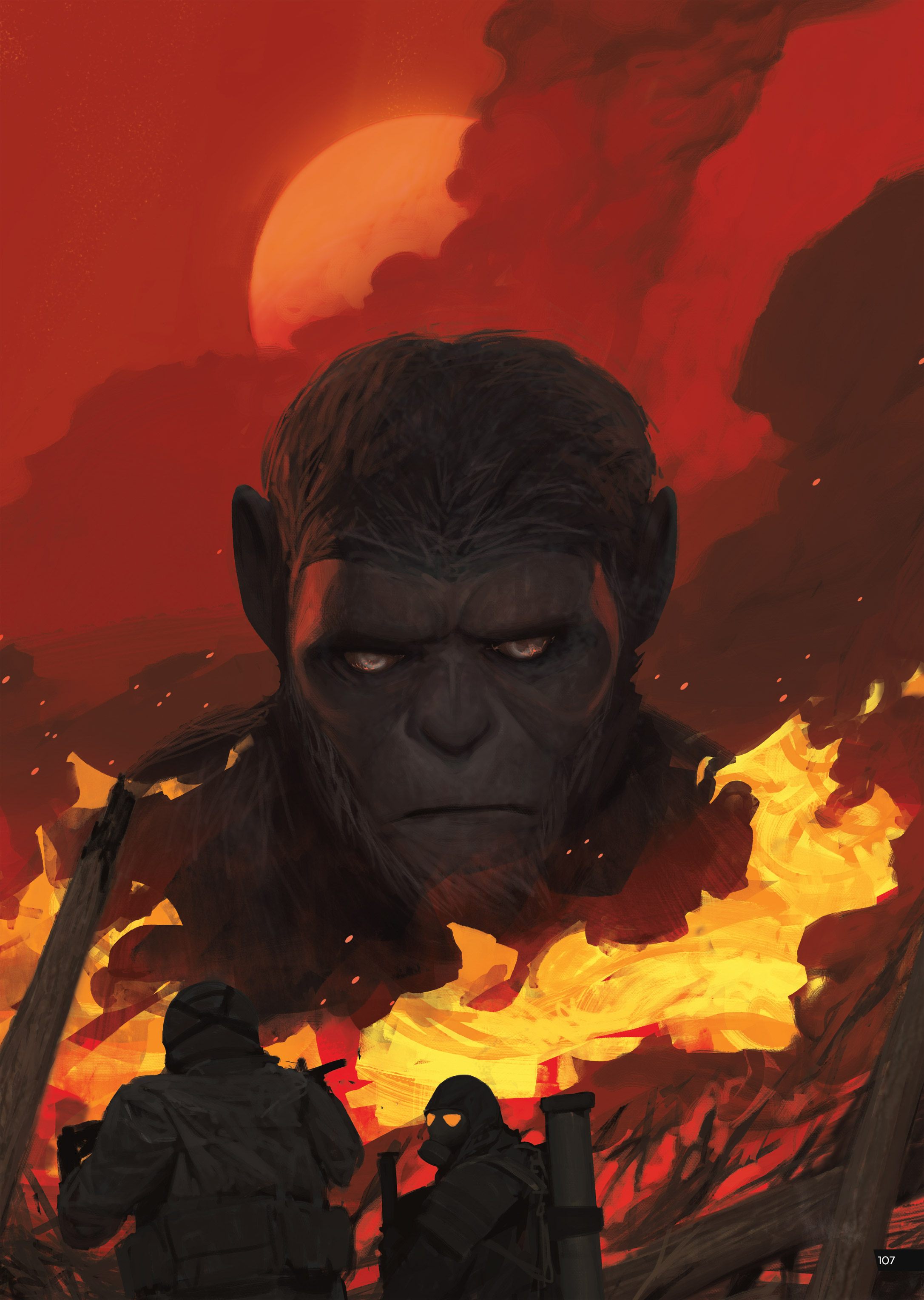 Read online Planet of the Apes Artist Tribute comic -  Issue # TPB - 107