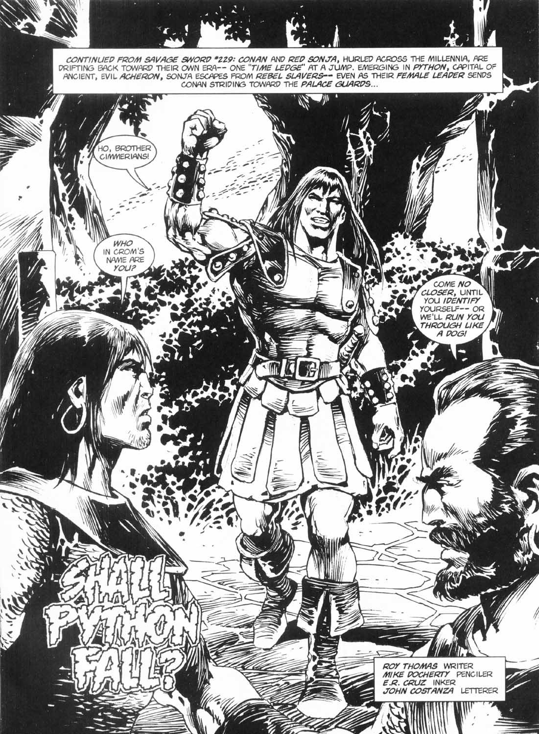 Read online The Savage Sword Of Conan comic -  Issue #230 - 3