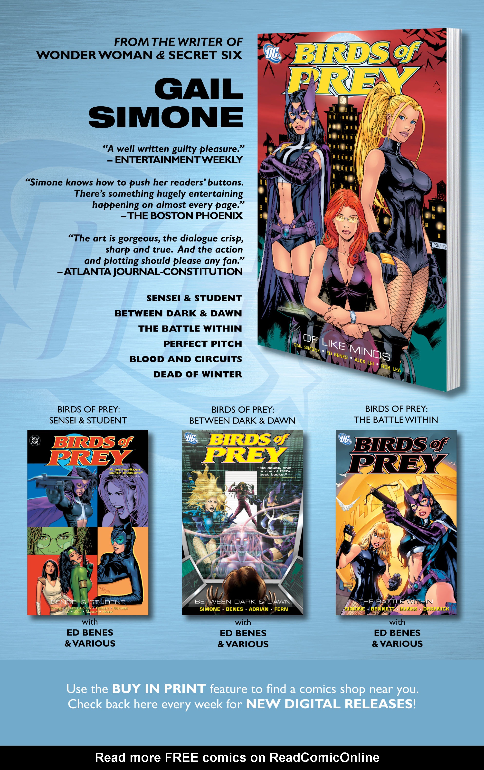 Read online Birds of Prey (1999) comic -  Issue #11 - 23