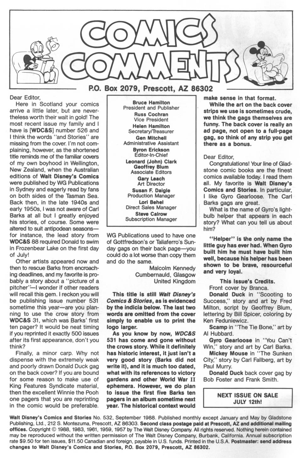 Read online Walt Disney's Comics and Stories comic -  Issue #532 - 2