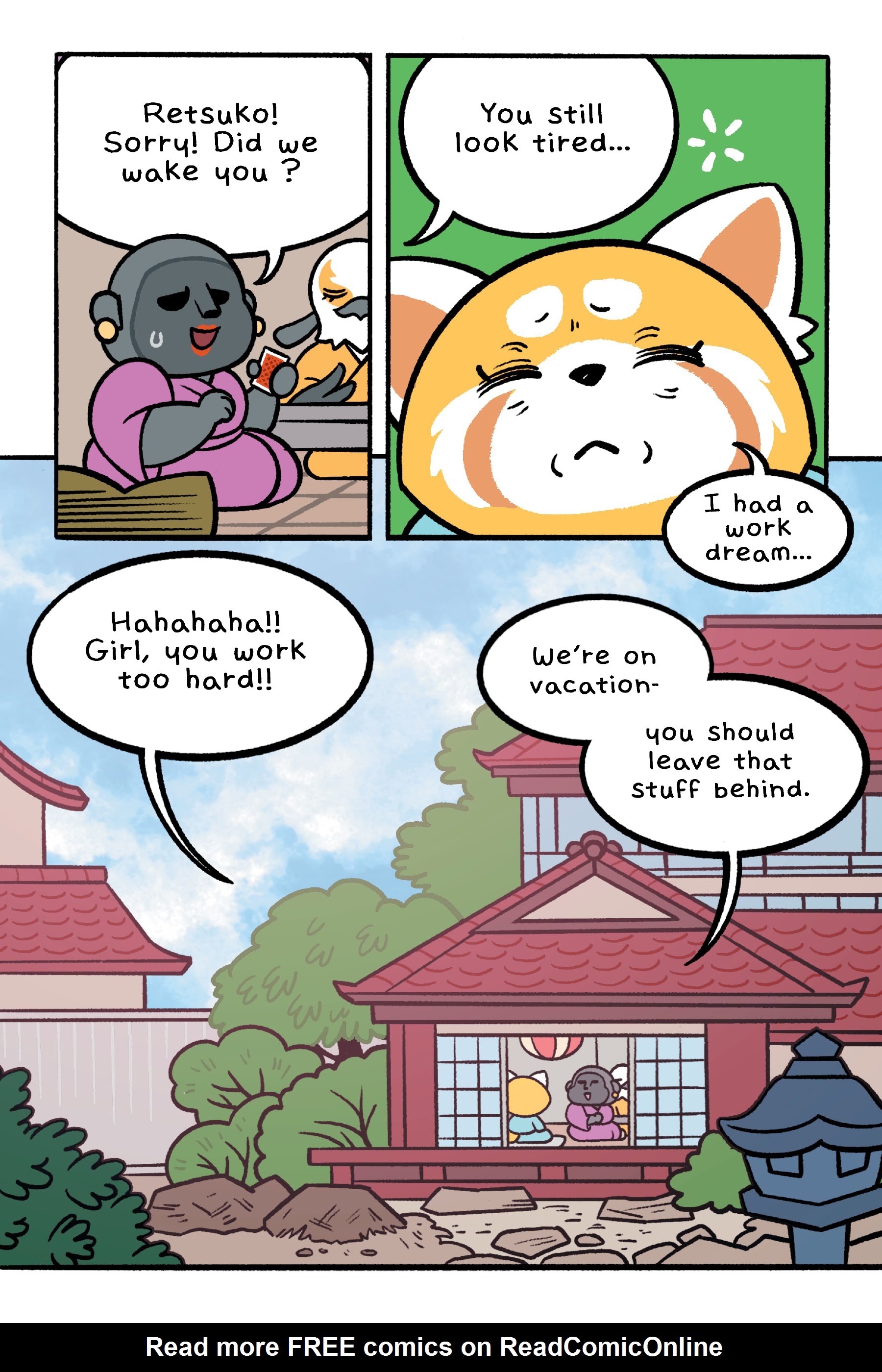 Read online Aggretsuko: Down the Rabbit Hole comic -  Issue # TPB - 73