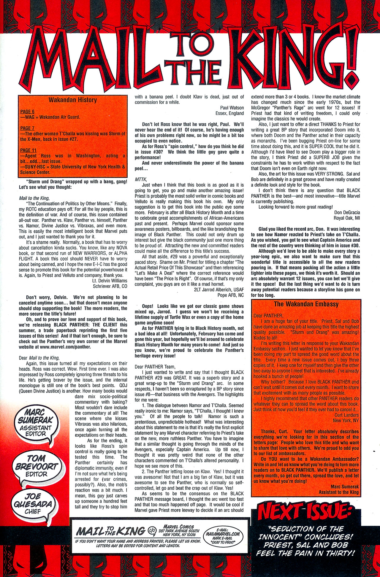 Read online Black Panther (1998) comic -  Issue #32 - 19