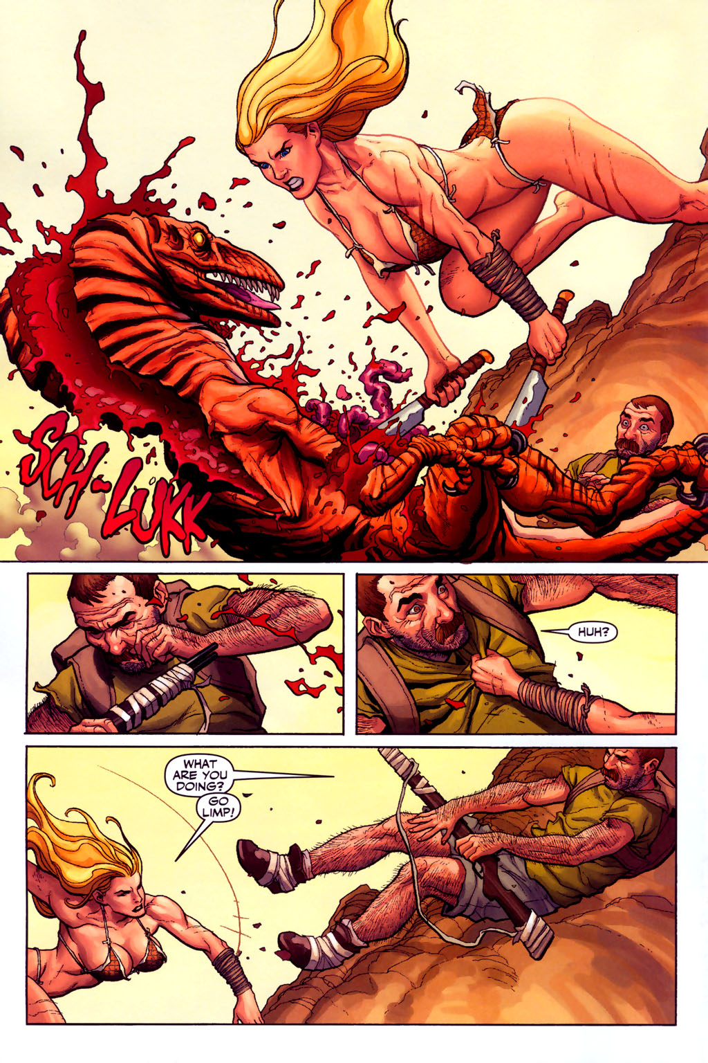 Read online Shanna, the She-Devil (2005) comic -  Issue #6 - 9
