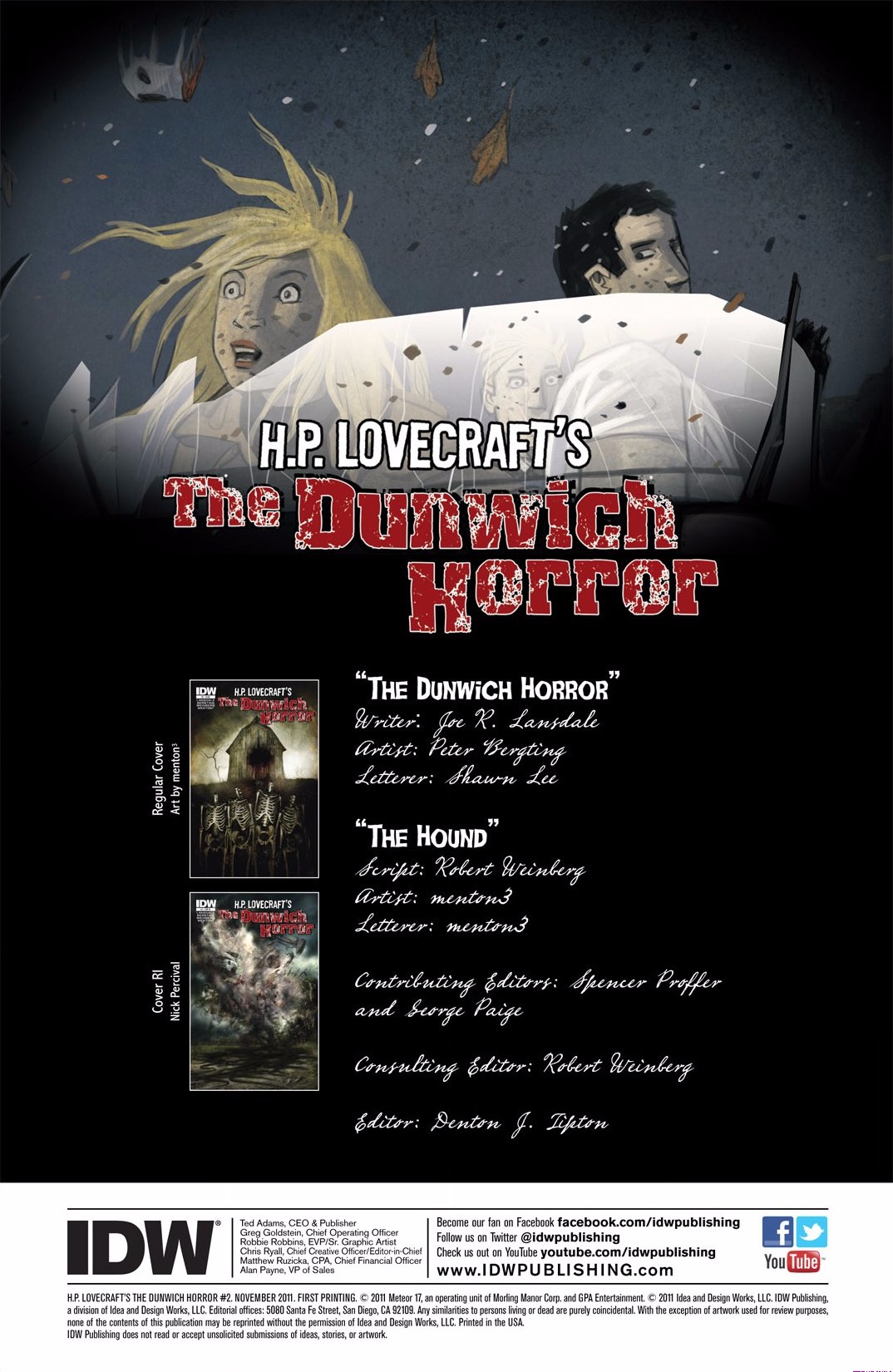 Read online H.P. Lovecraft's The Dunwich Horror comic -  Issue #2 - 3