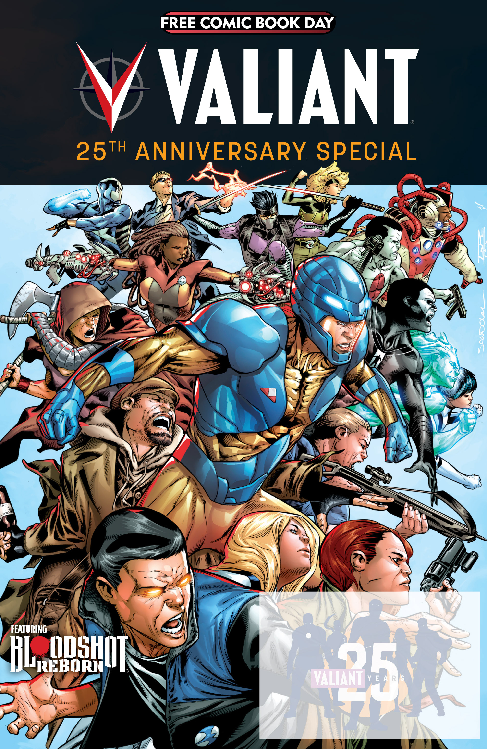 Read online Free Comic Book Day 2015 comic -  Issue # Valiant 25th Anniversary Special - 1