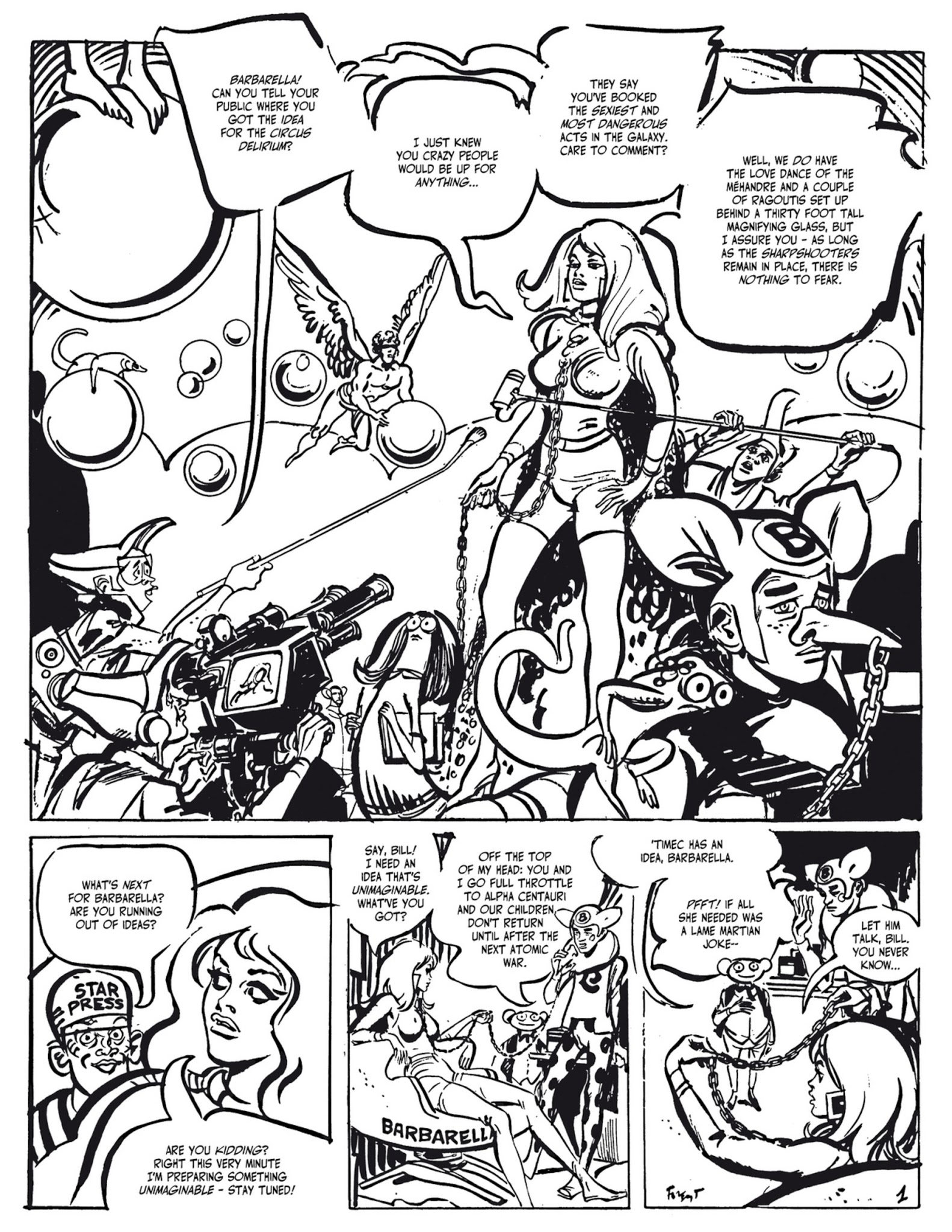 Read online Barbarella and The Wrath of the Minute-Eater comic -  Issue # TPB - 6