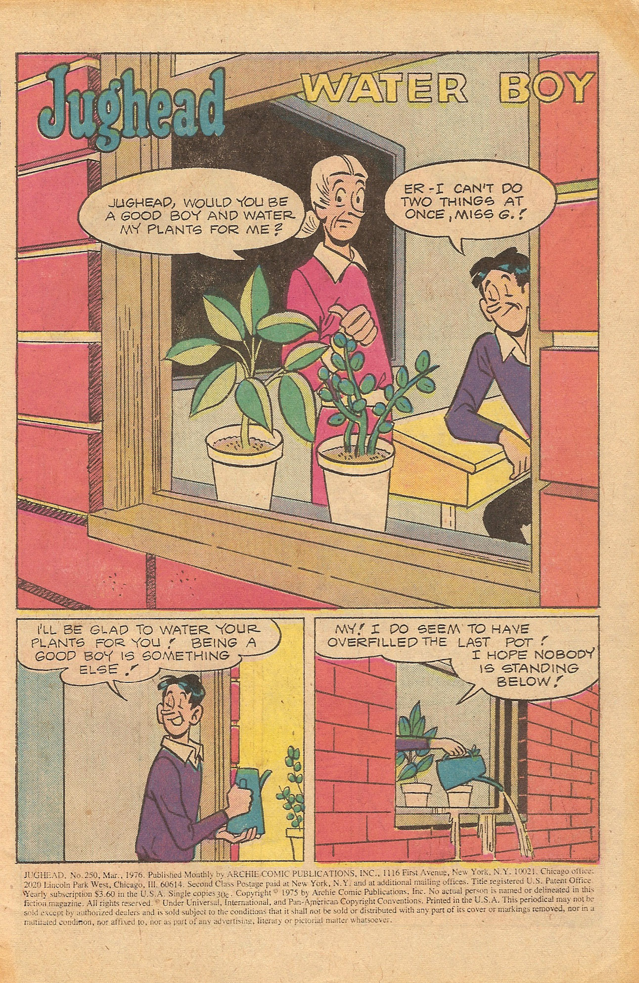 Read online Jughead (1965) comic -  Issue #250 - 3