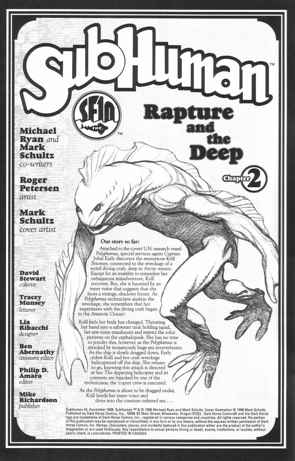 Read online SubHuman comic -  Issue #2 - 2