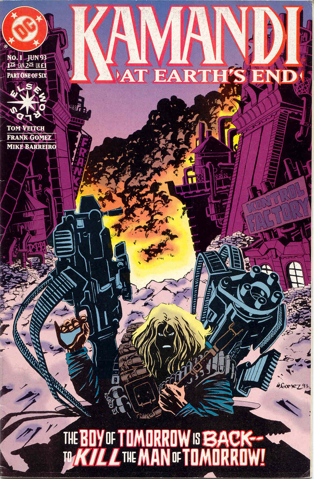 Read online Kamandi: At Earth's End comic -  Issue #1 - 1