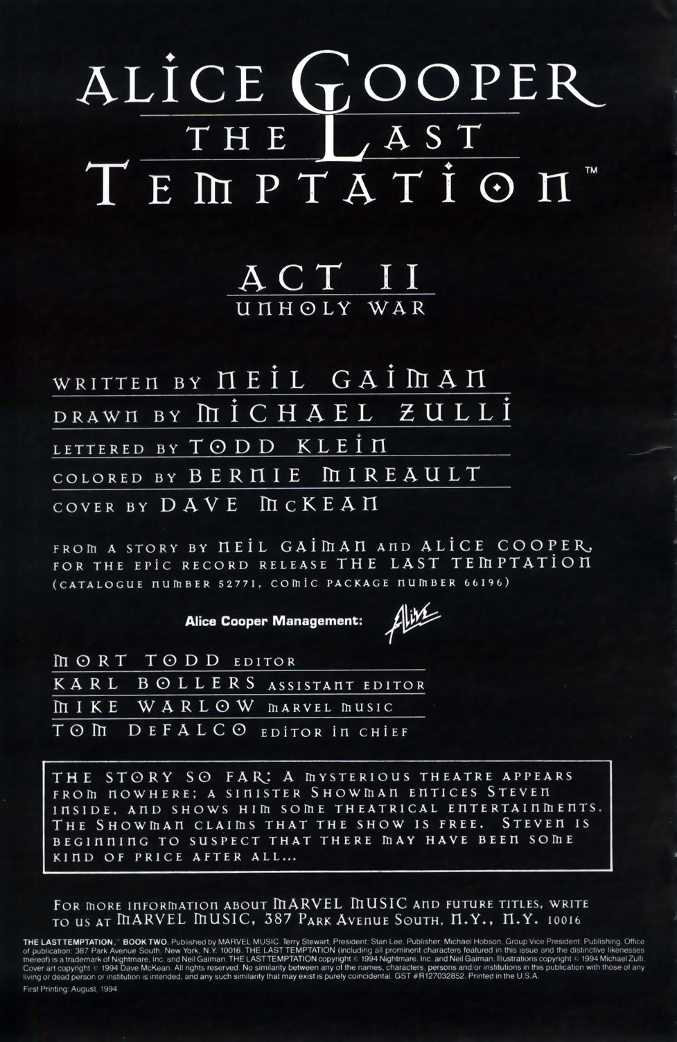 The Last Temptation issue 2 - Page 2