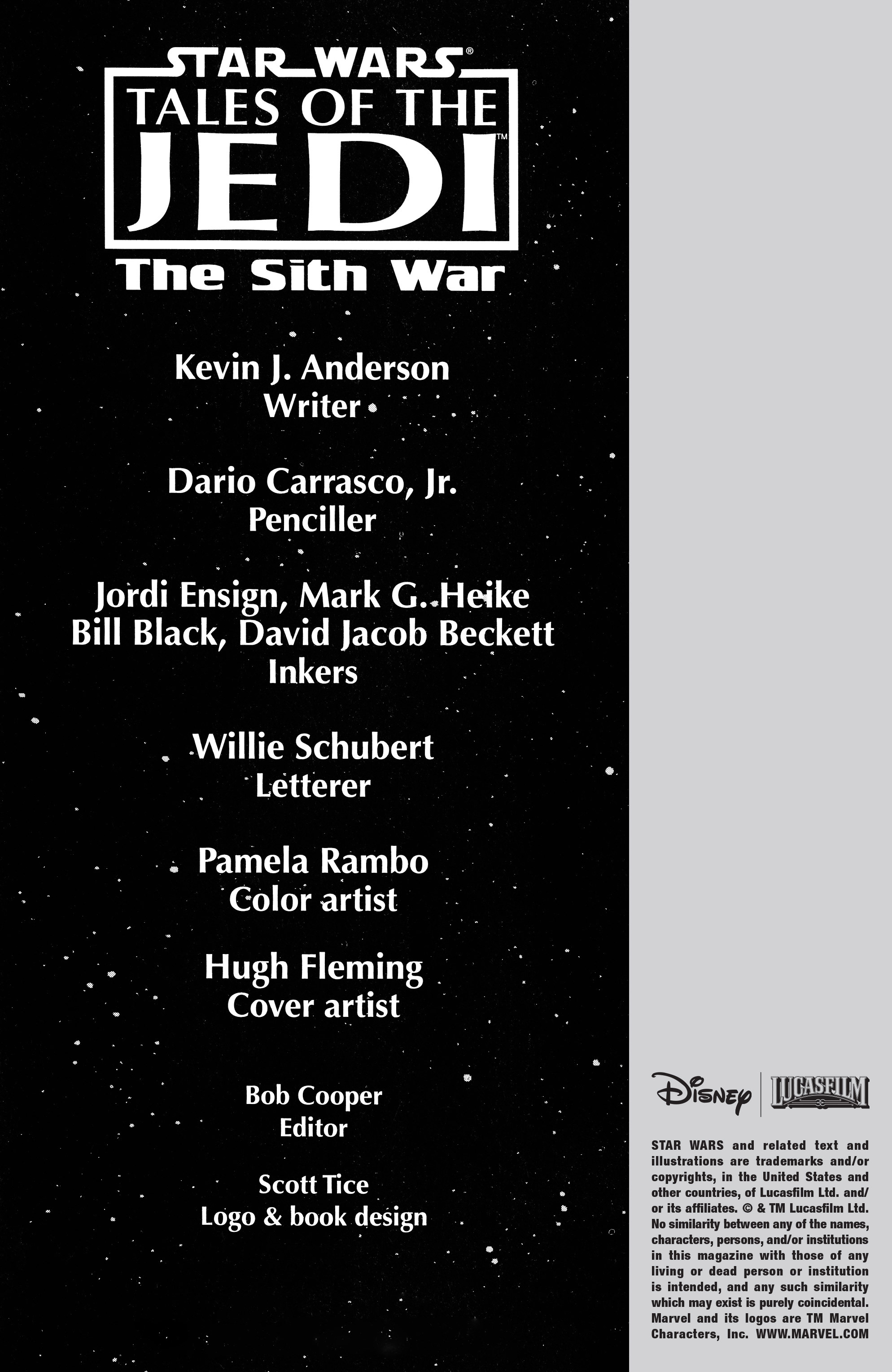 Read online Star Wars: Tales of the Jedi - The Sith War comic -  Issue #2 - 2