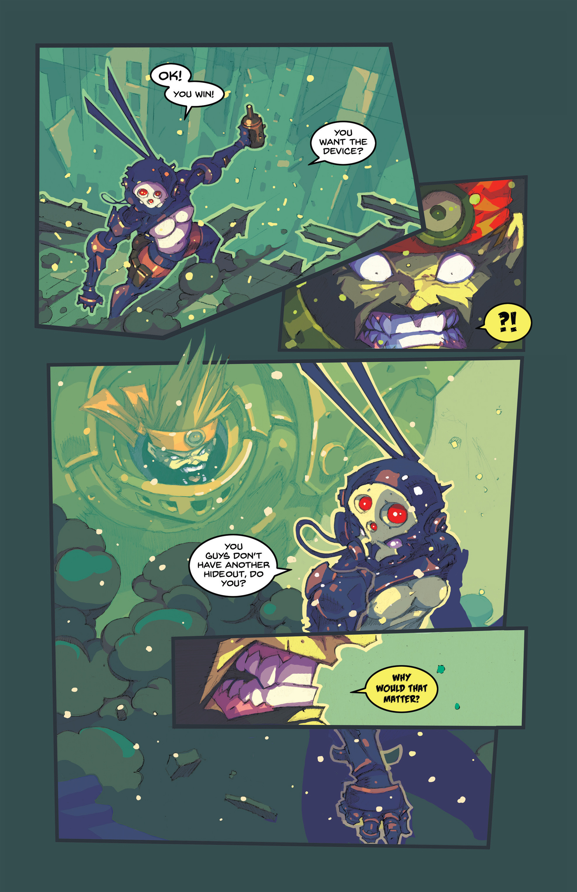 Read online Offworld comic -  Issue #6 - 9