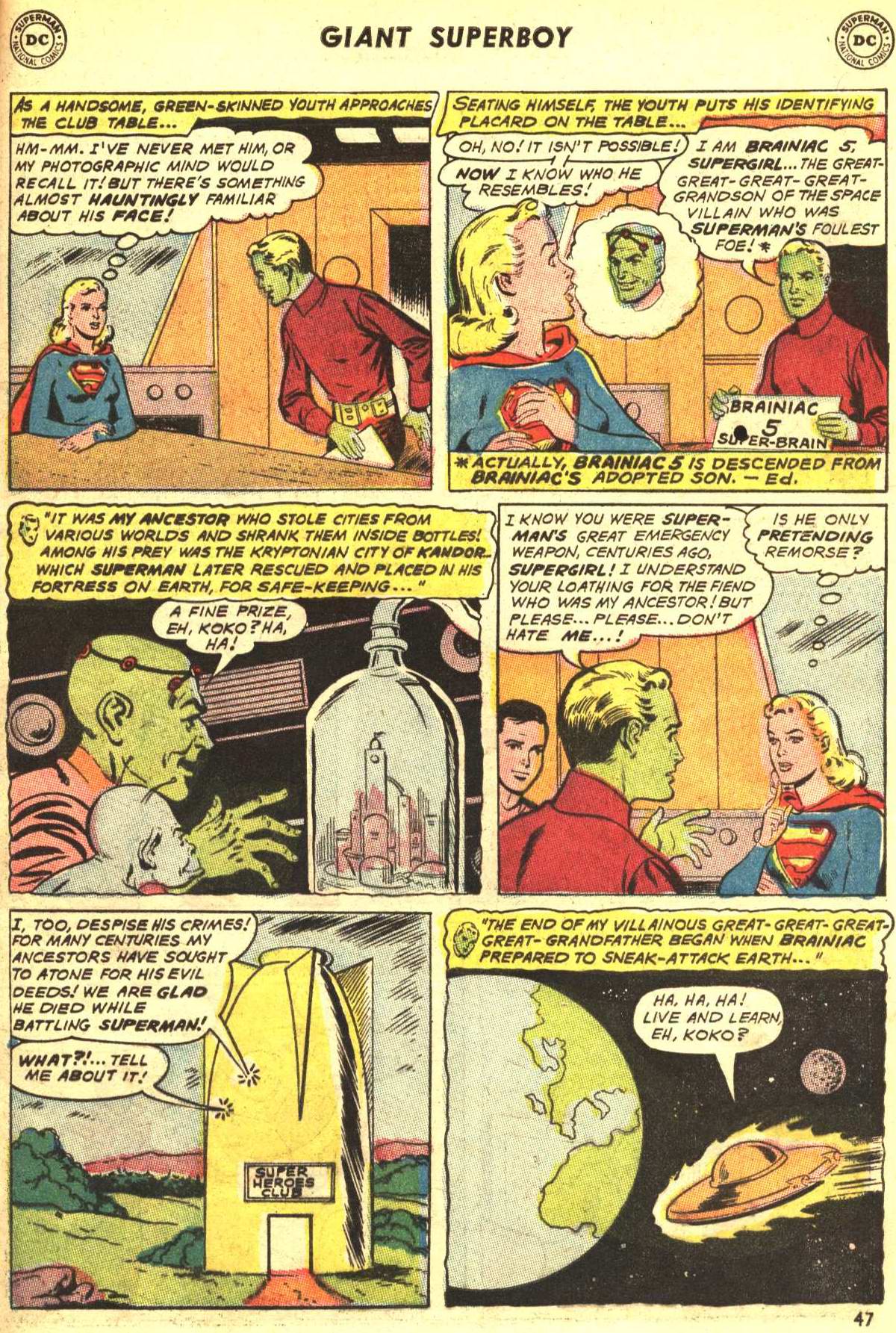 Read online Superboy (1949) comic -  Issue #147 - 44