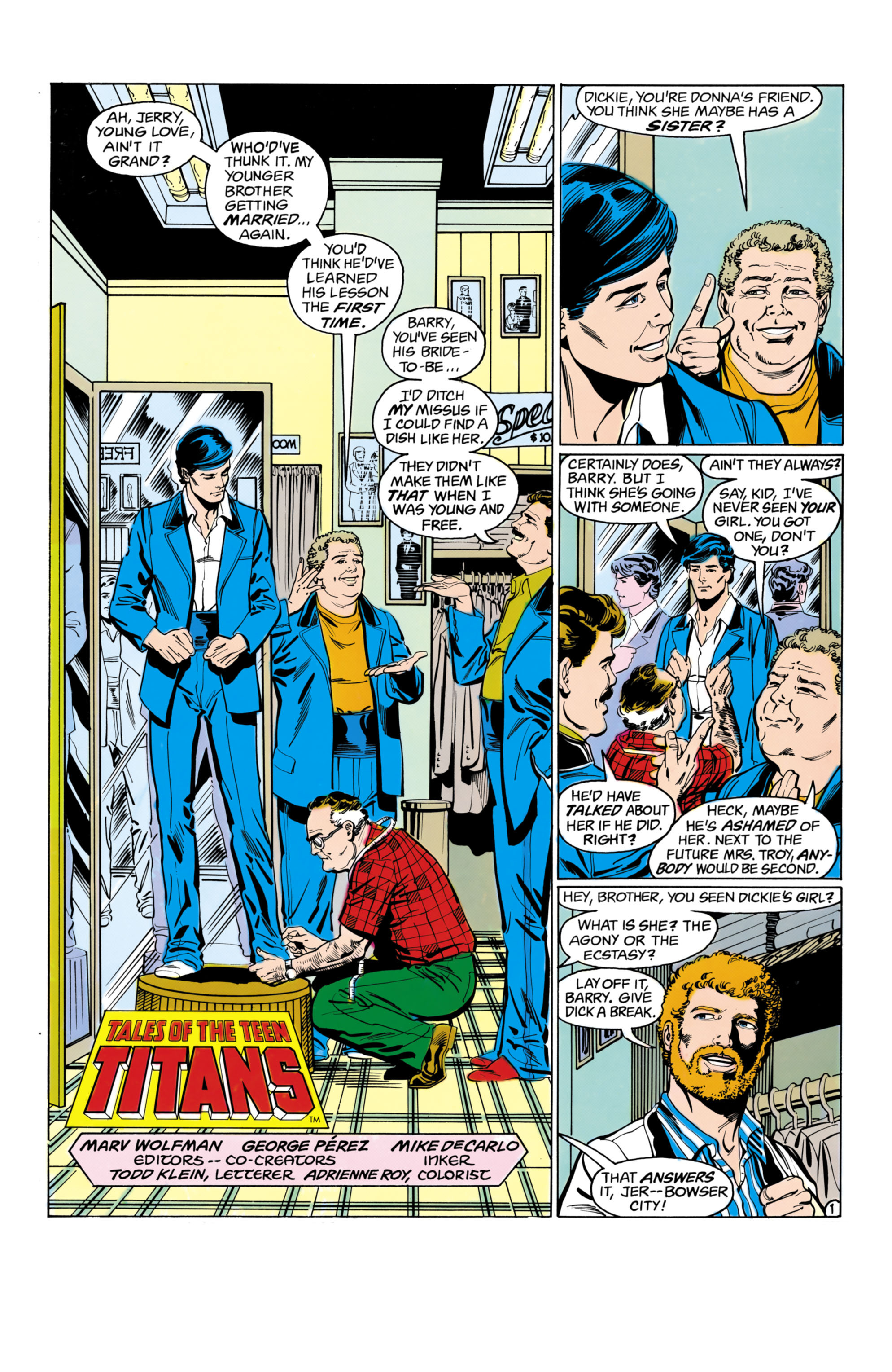 Read online Tales of the Teen Titans comic -  Issue #49 - 2