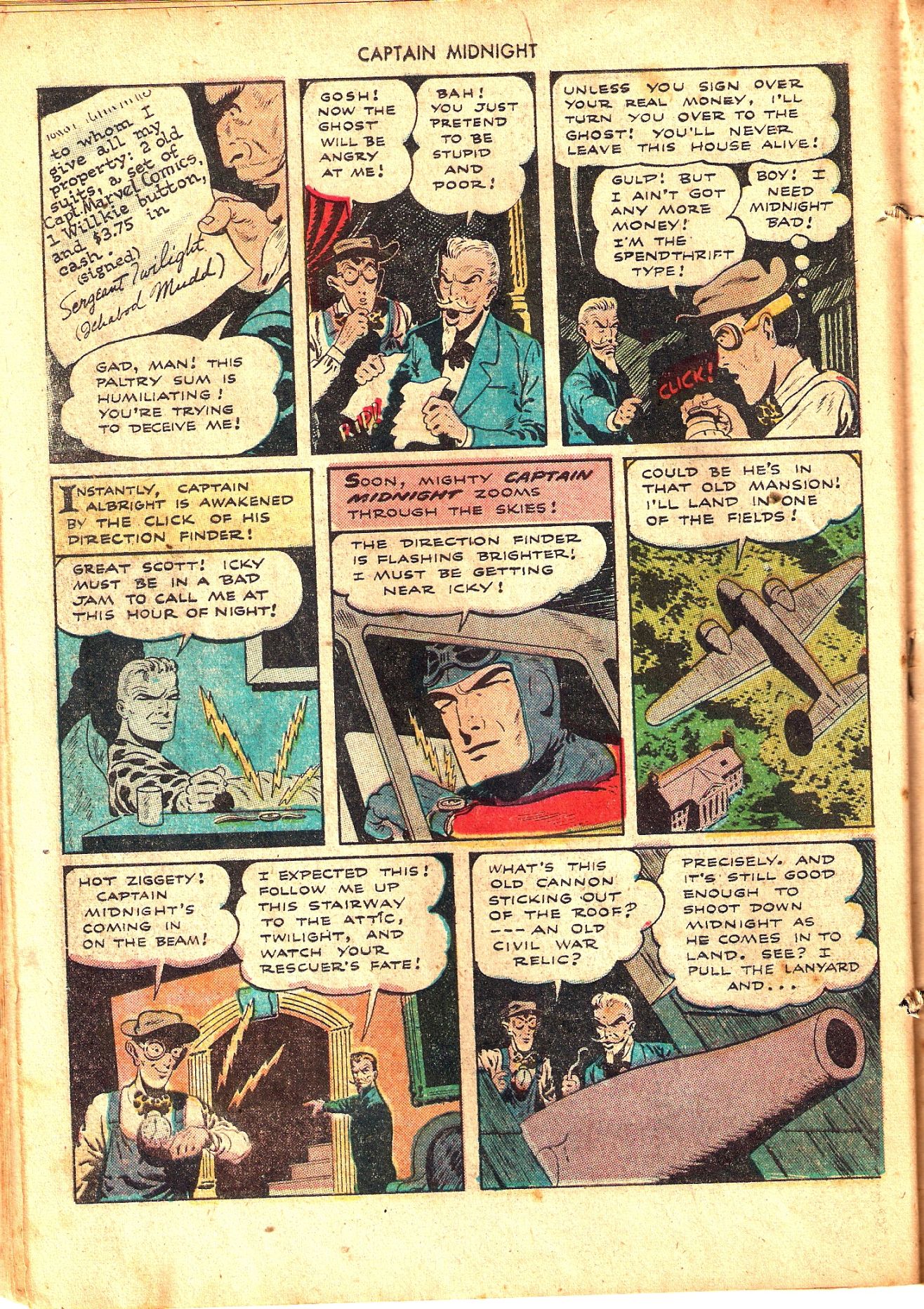 Read online Captain Midnight (1942) comic -  Issue #26 - 18