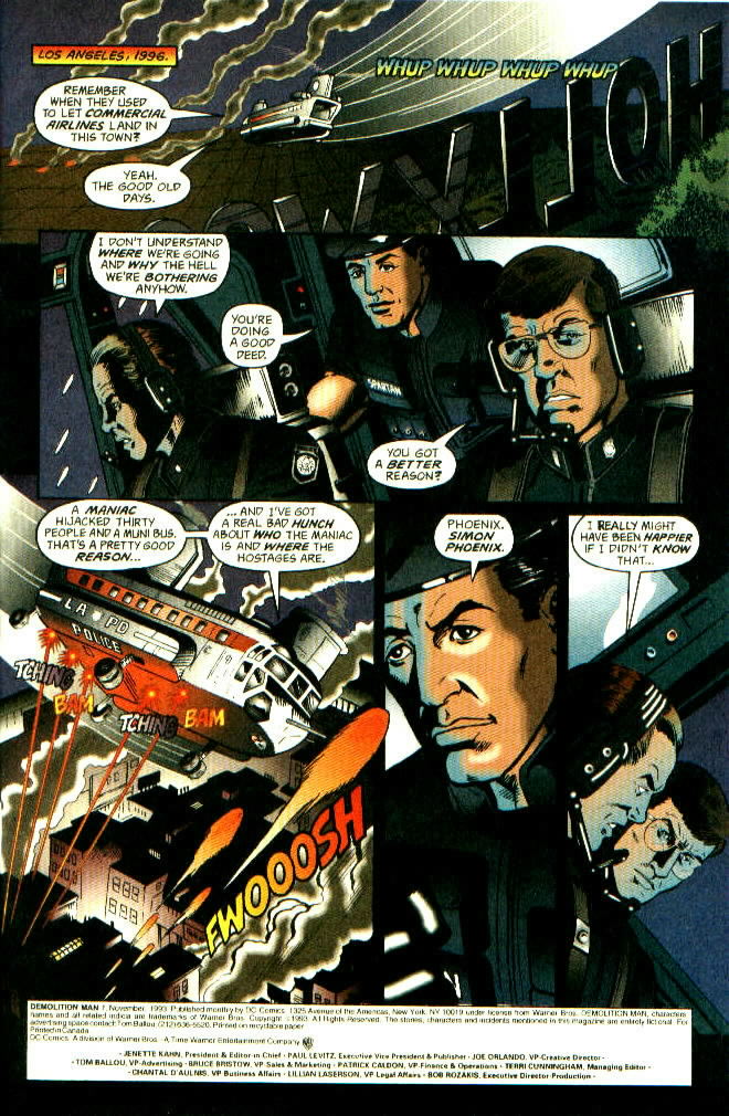 Read online Demolition Man comic -  Issue #1 - 2