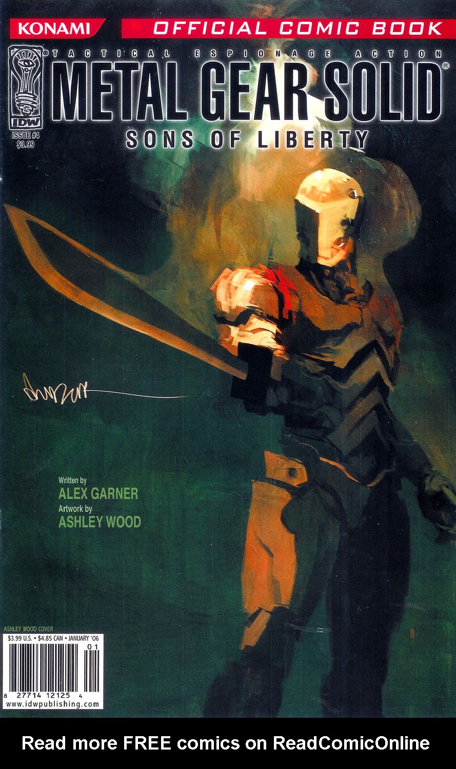 Read online Metal Gear Solid: Sons of Liberty comic -  Issue #4 - 1