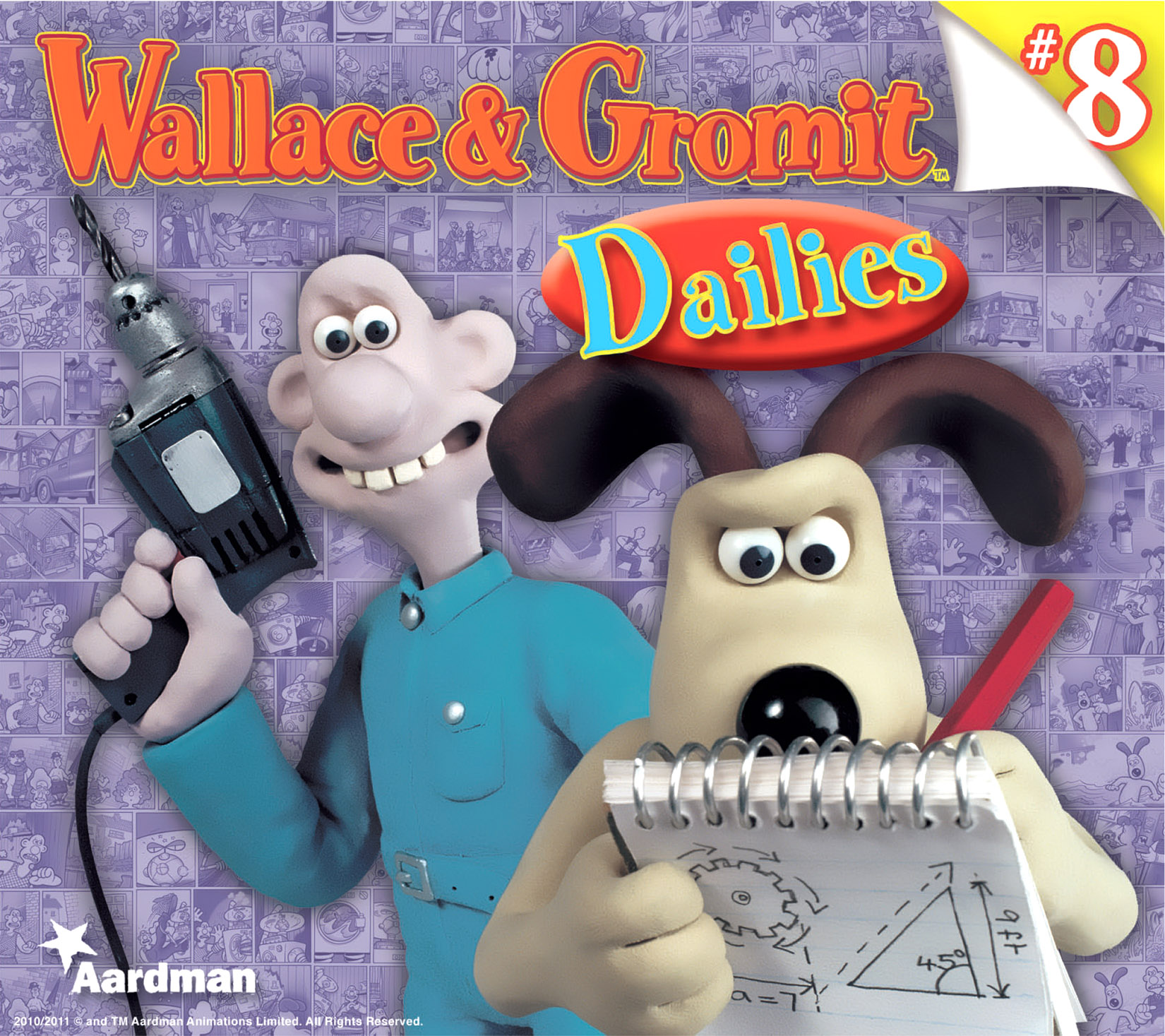 Read online Wallace & Gromit Dailies comic -  Issue #8 - 1