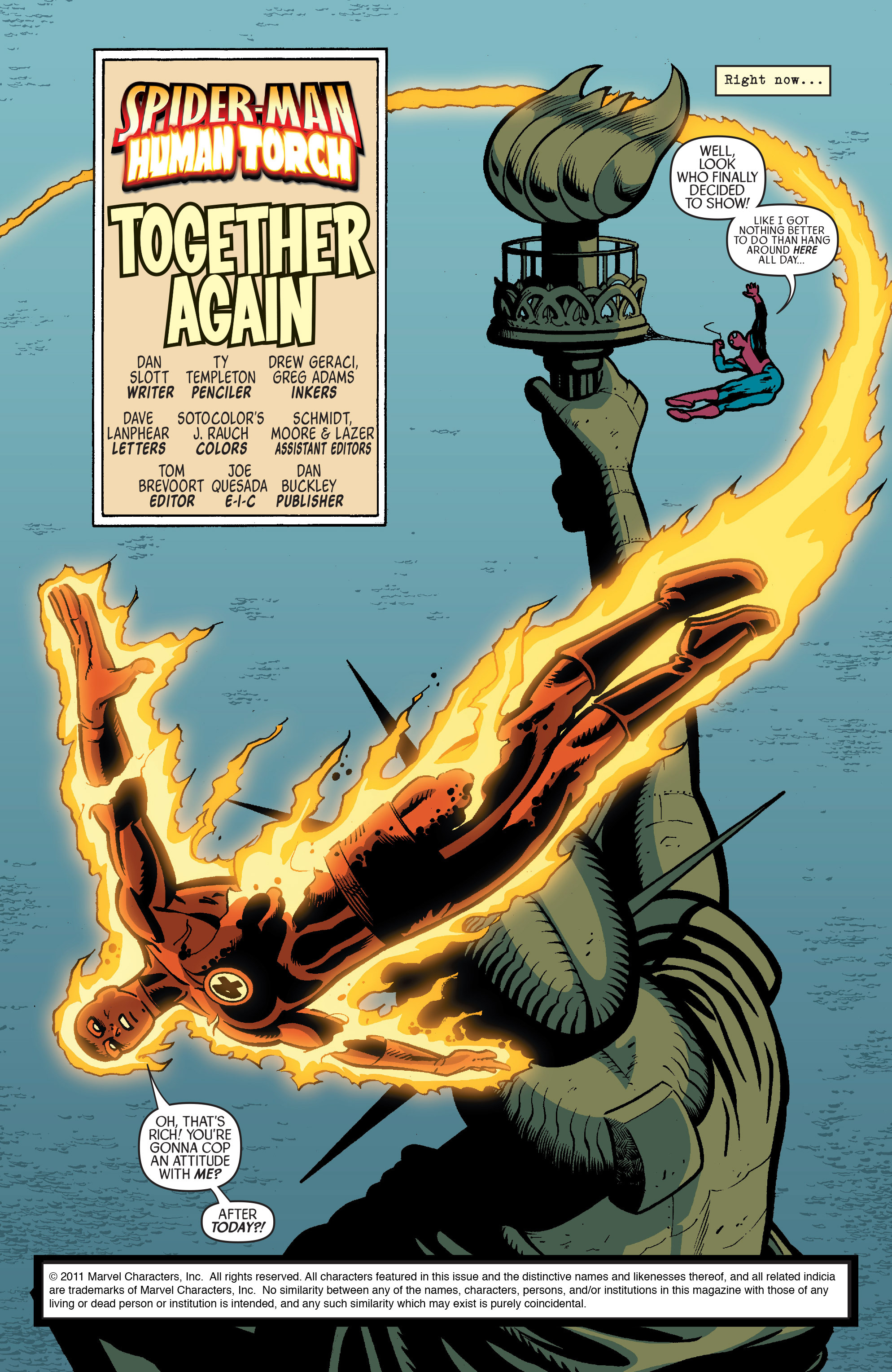 Read online Spider-Man/Human Torch comic -  Issue #5 - 2