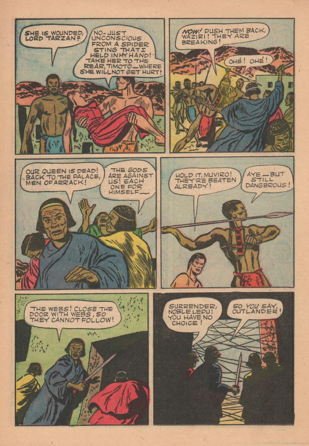 Read online Tarzan (1948) comic -  Issue #30 - 16