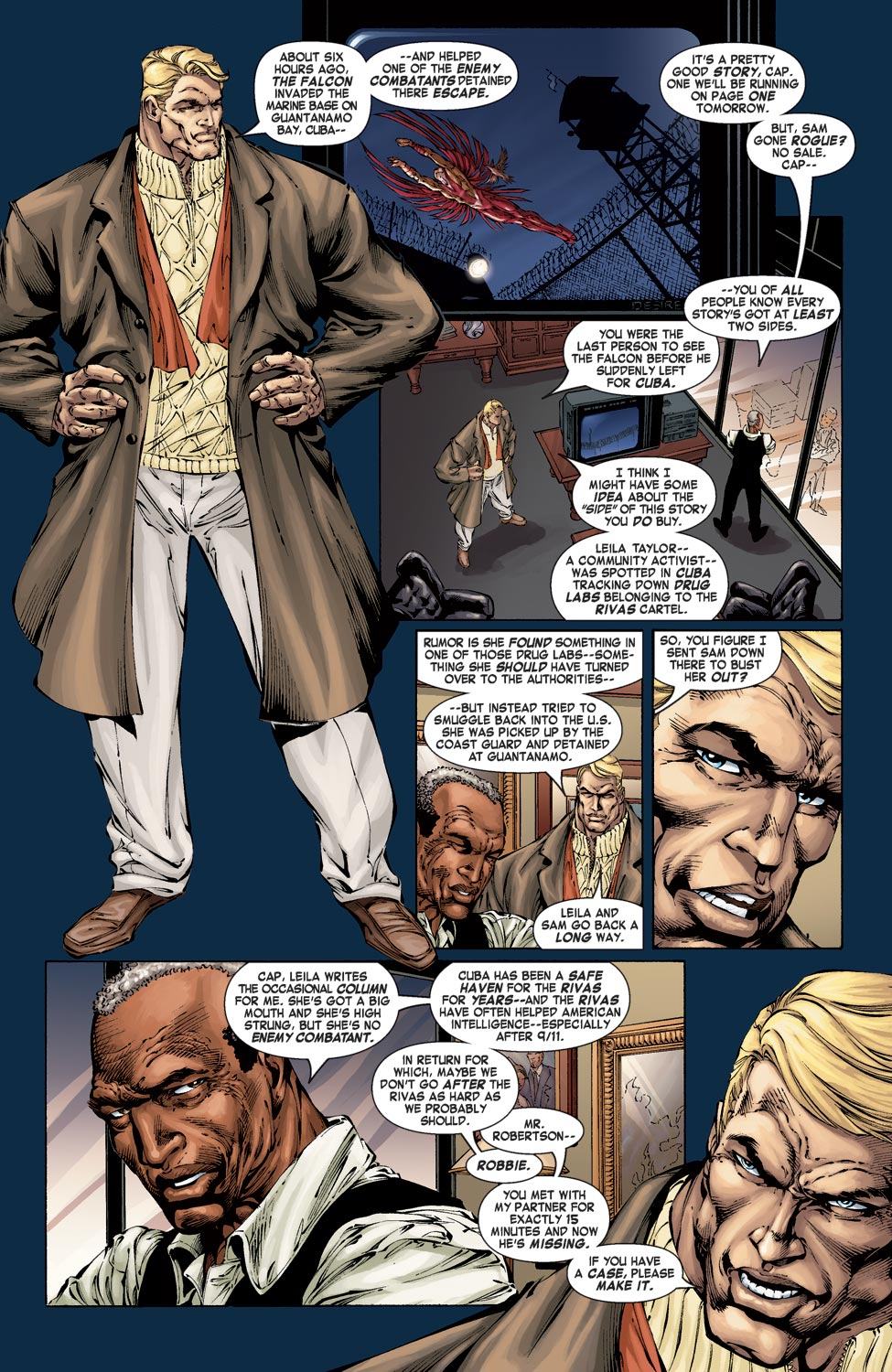 Read online Captain America & the Falcon comic -  Issue #1 - 5