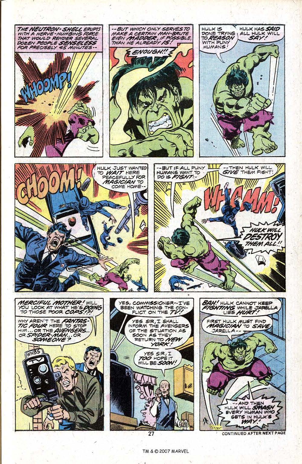 Read online The Incredible Hulk (1968) comic -  Issue #206 - 29