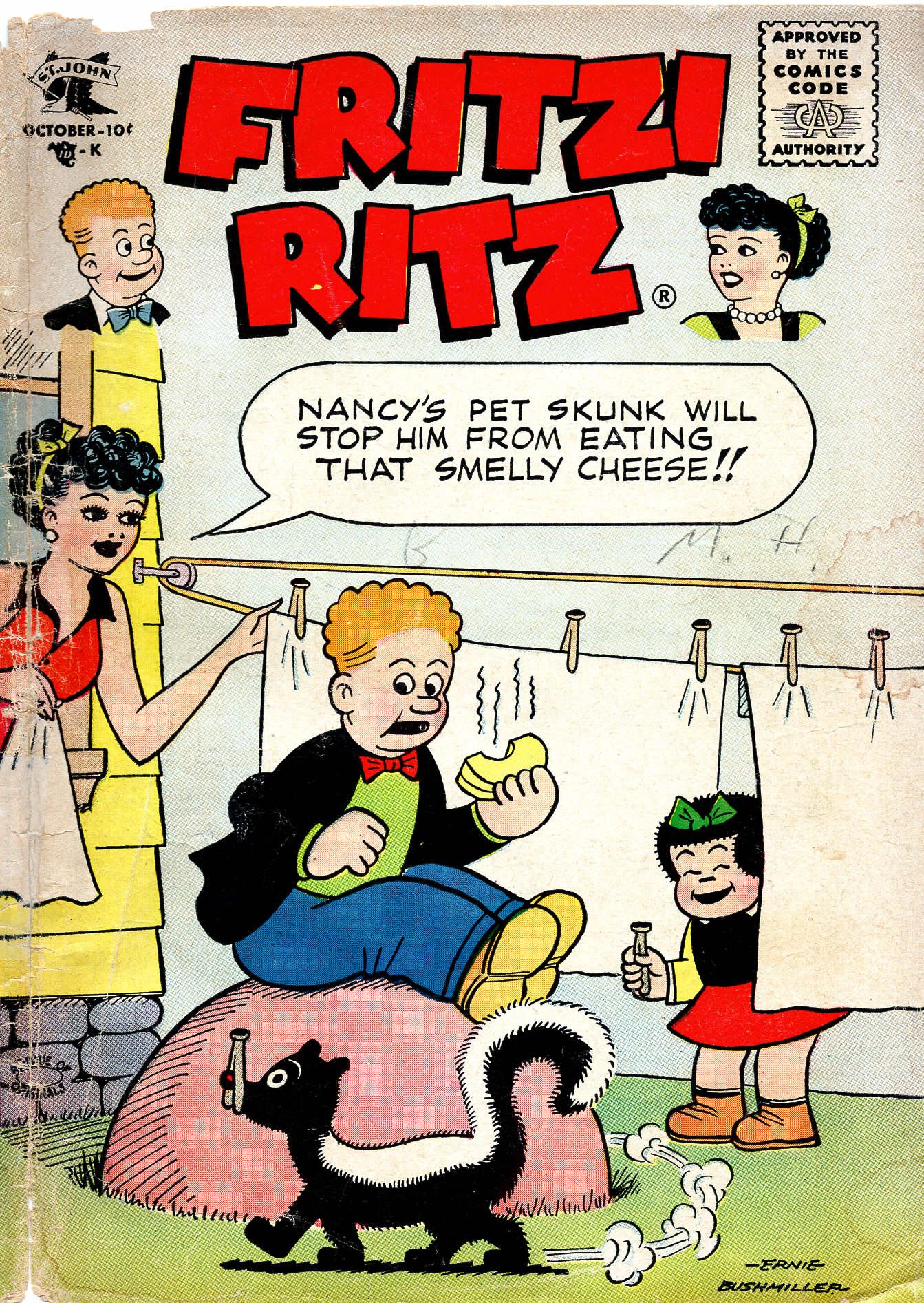 Read online Fritzi Ritz (1953) comic -  Issue #47 - 1