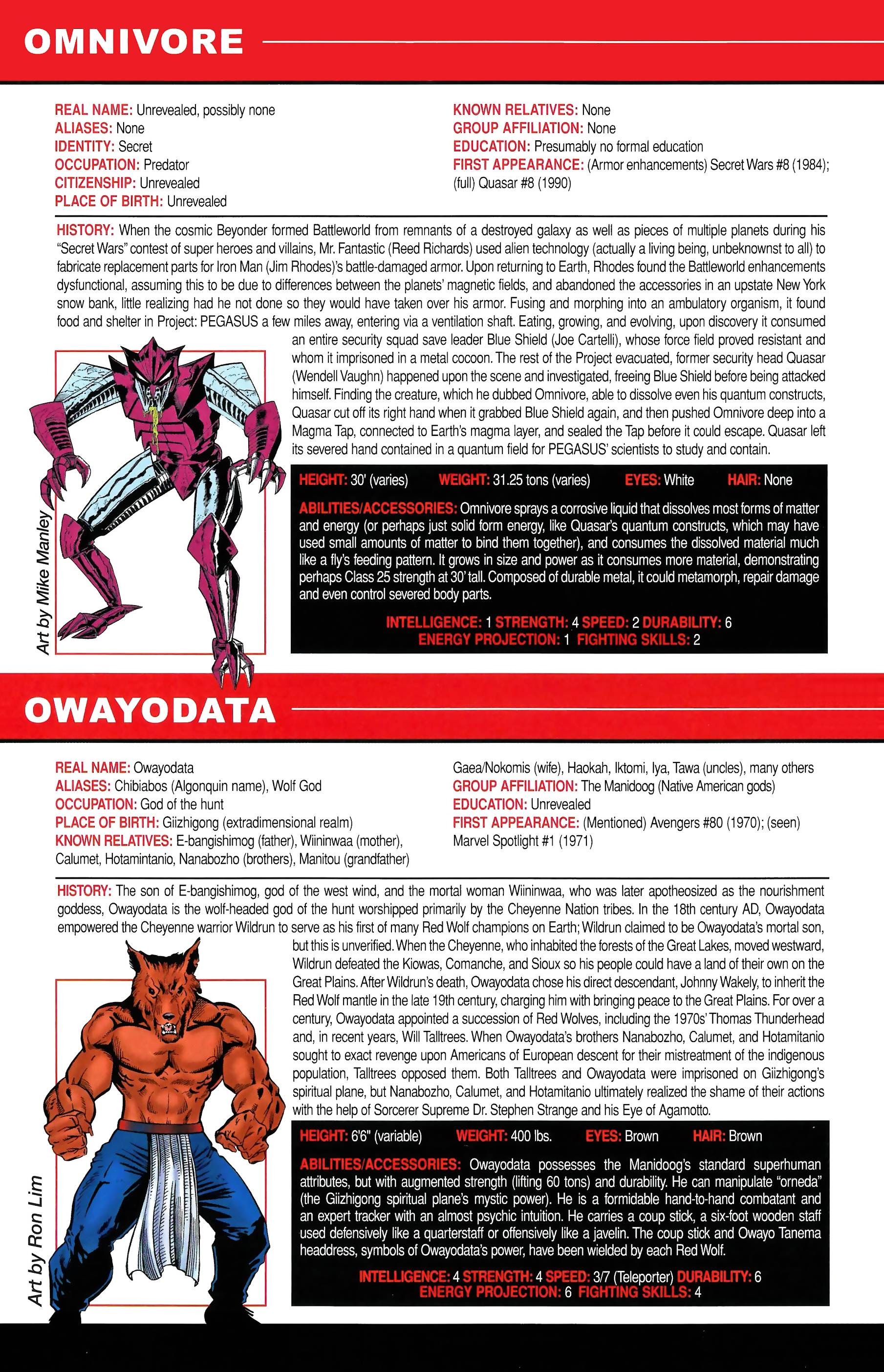 Read online Official Handbook of the Marvel Universe A to Z comic -  Issue # TPB 14 (Part 2) - 132