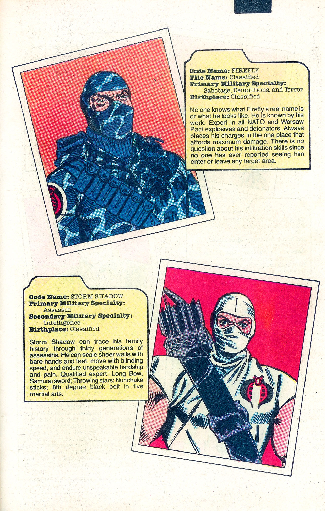 Read online G.I. Joe Yearbook comic -  Issue #1 - 49
